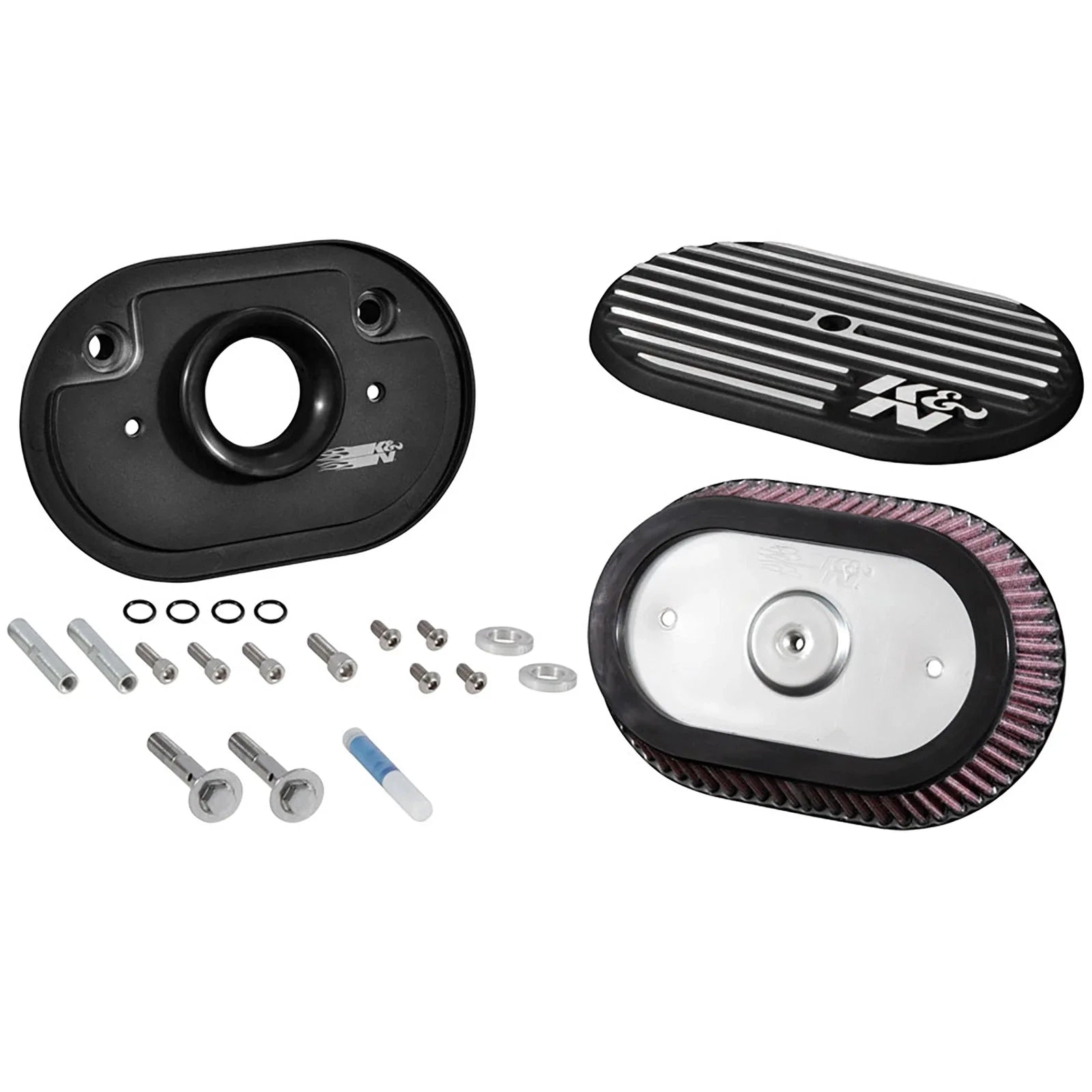 K&N Street Metal Intake System for 12-16 Harley-Davidson Road King 103cl Side Draft Touring