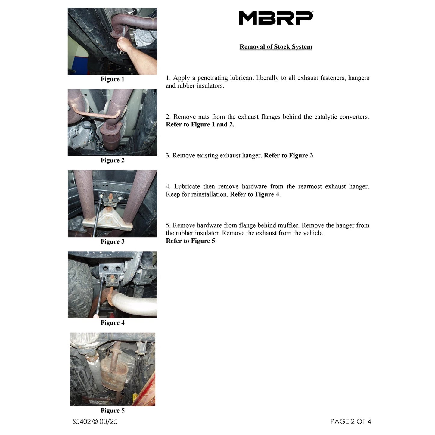 MBRP 2004-2009 Nissan Titan 5.6L EC/CC Cat Back Dual Split Rear