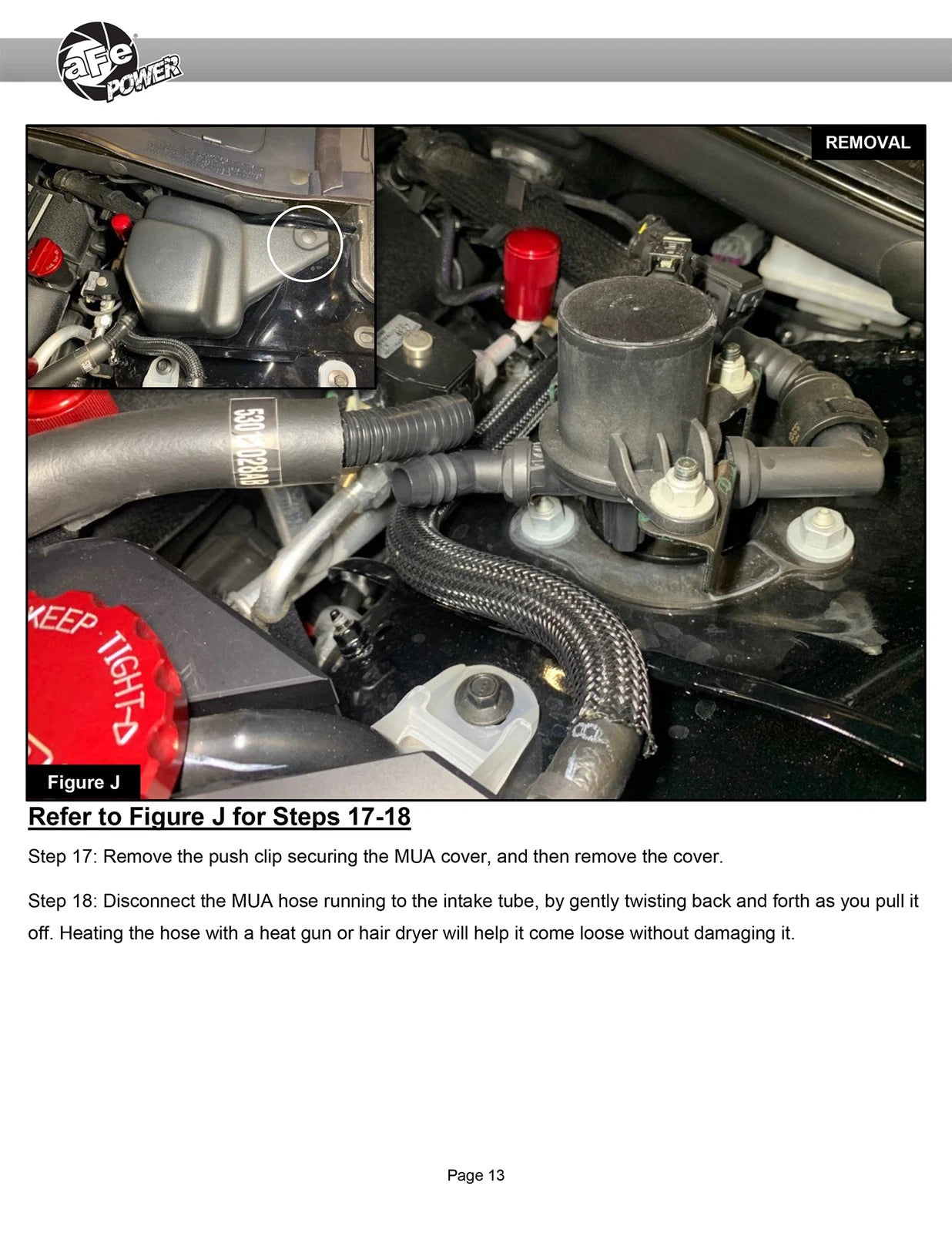 aFe Dodge Charger SRT Hellcat Redeye 21-23 V8-6.2L Track Series Stage-2 Carbon Fiber Intake Pro 5R