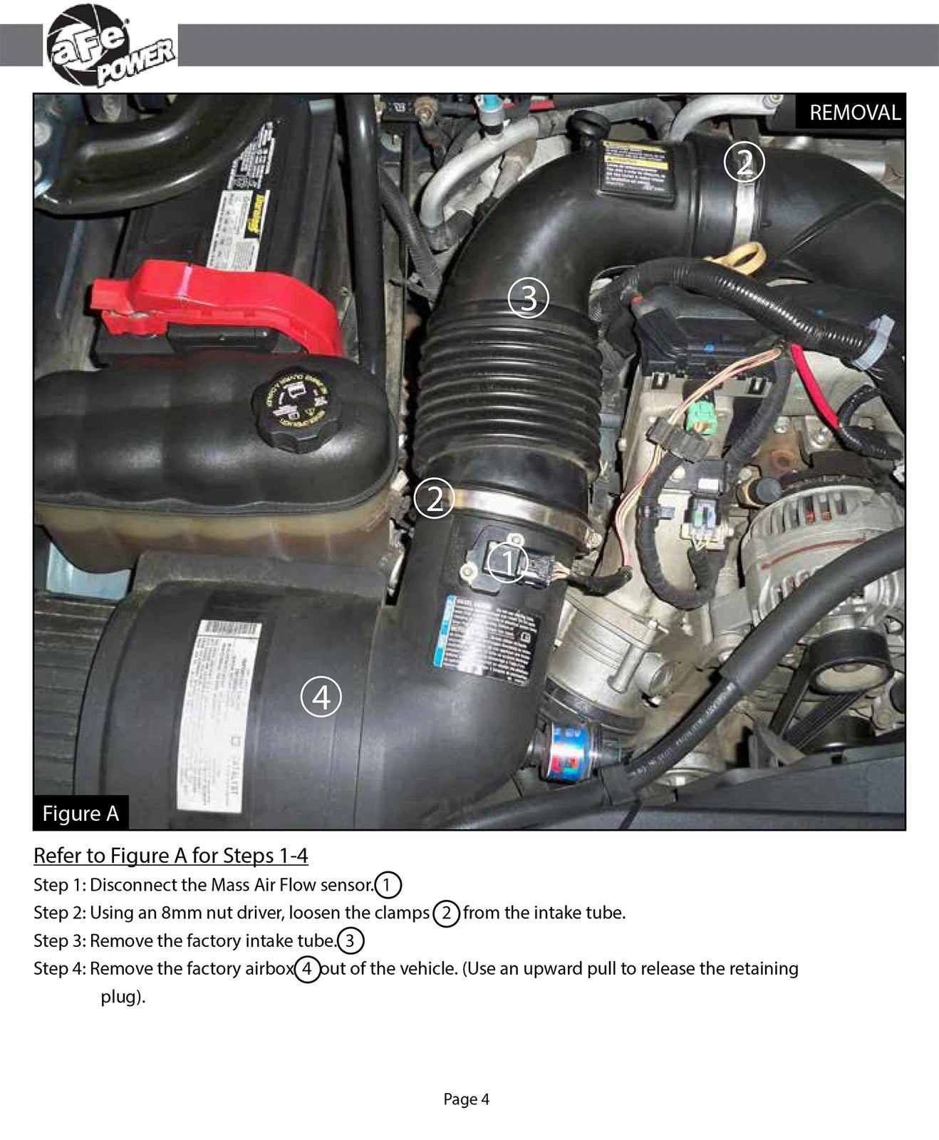aFe Quantum Pro DRY S Cold Air Intake System 08-10 GM/Chevy Duramax V8-6.6L LMM - Dry