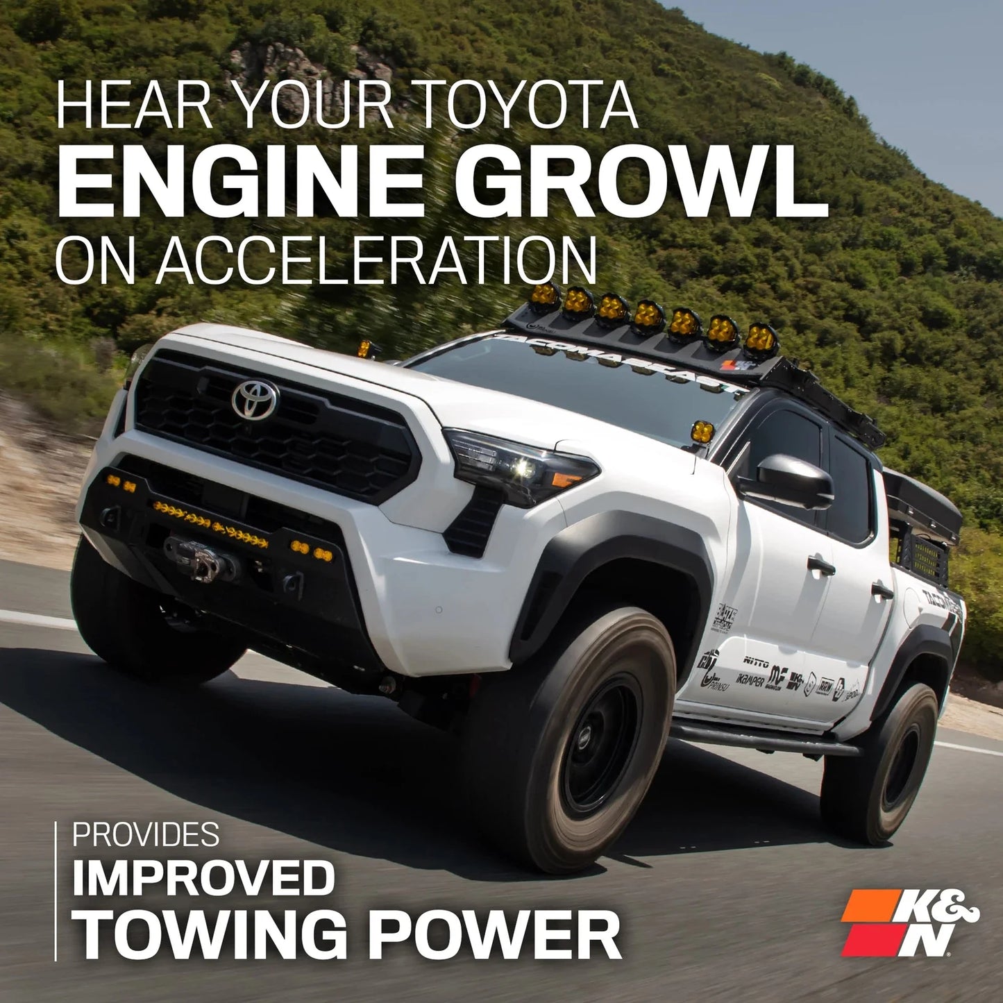 K&N 2024 Toyota Tacoma 63 Series Air Intake