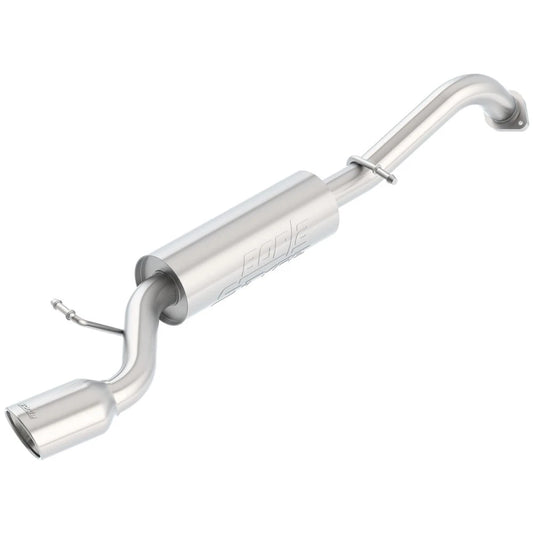 Borla 14-17 Toyota Corolla S 1.8L AT/MT FWD 4Dr S-Type Single Oval Rolled Angle-Cut Rear Sec Exhaust