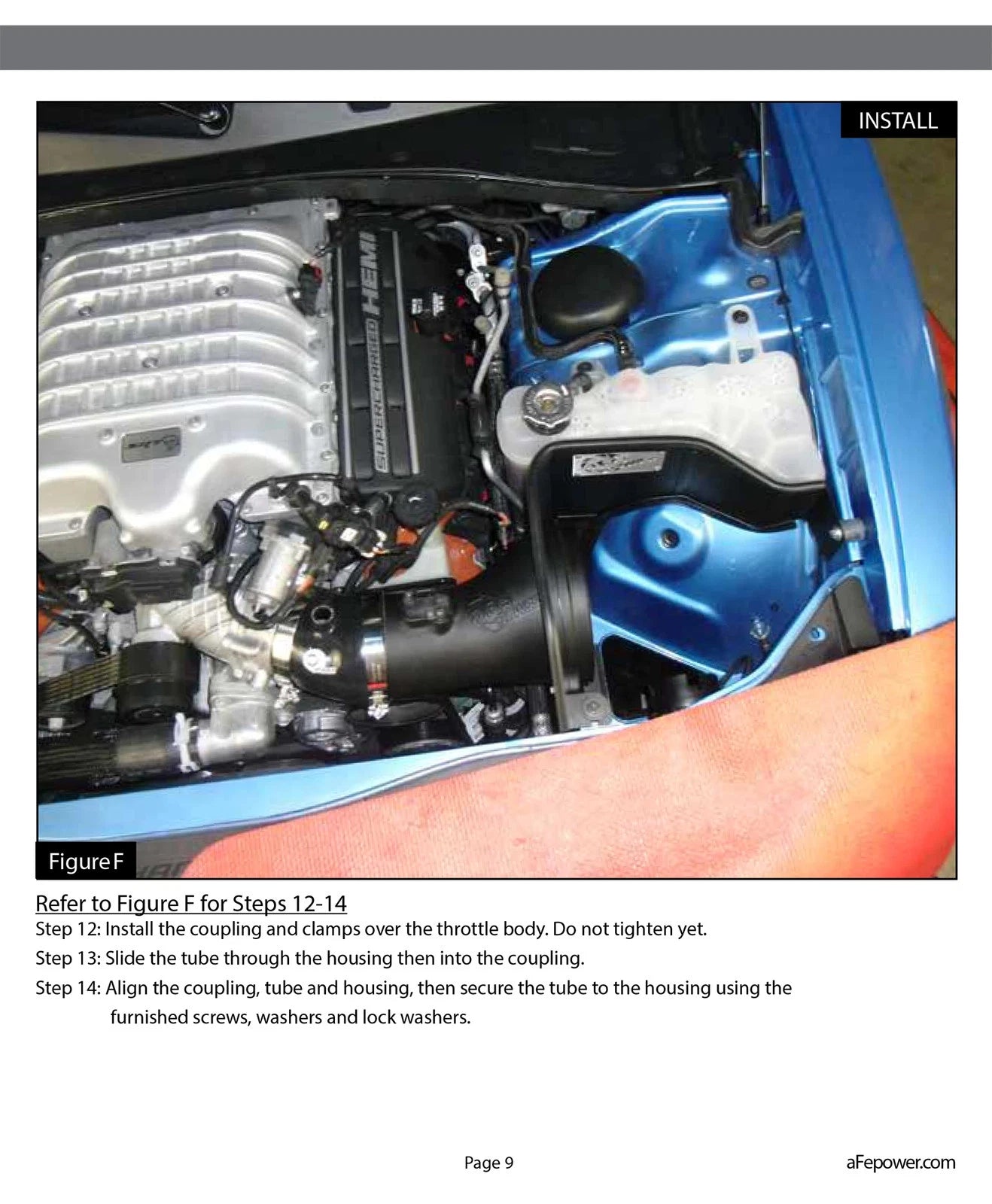 aFe MagnumFORCE Intakes Stage-2 P5R AIS 15-16 Dodge Challenger SRT Hellcat 6.2L V8 (sc)