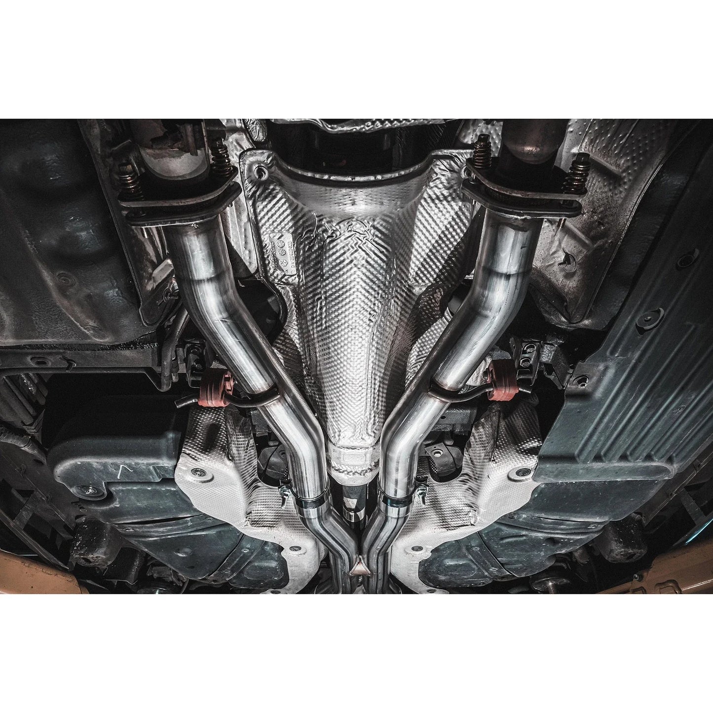 MBRP 18-23 Dodge Durango SRT 6.4L Armor Lite AL Steel 3in Cat Back Exhaust Dual Rear Exit w/ SS Tips