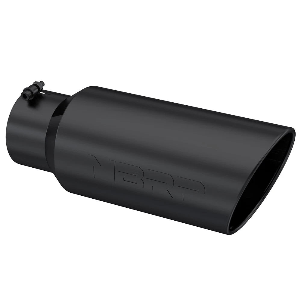 MBRP Universal Tip 7in O.D. Rolled End 5in inlet 18in length Black