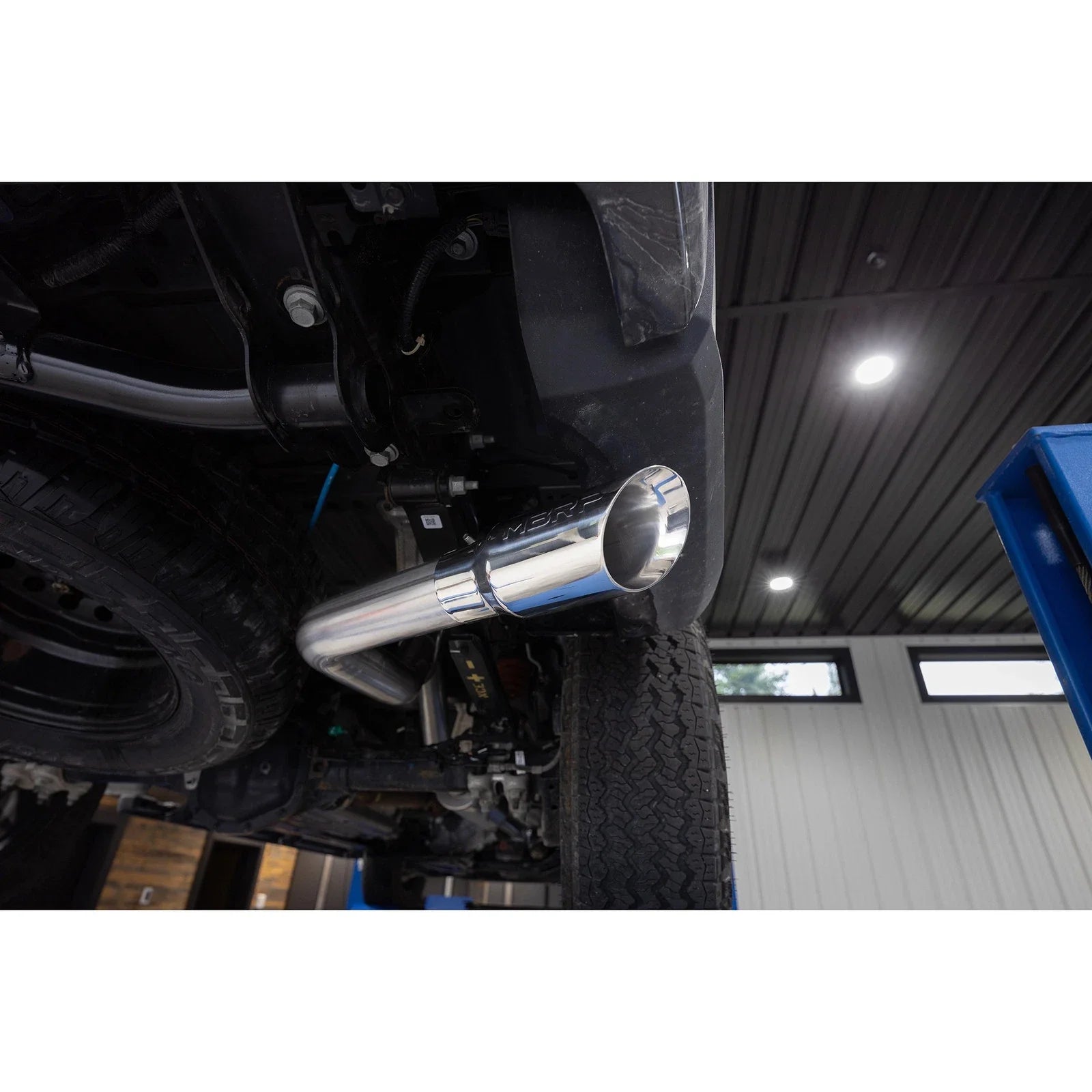 MBRP 2024 Ford Ranger T304 SS Single Side Outlet 3in Cat Back Exhaust