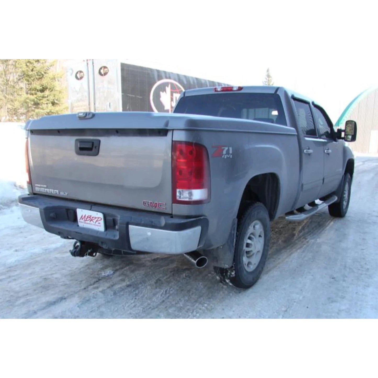 MBRP 07-10 Chevy/GMC 2500HD PU 6.0L V8 3.5in Single Side Exit Alum Cat Back Perf Exhaust