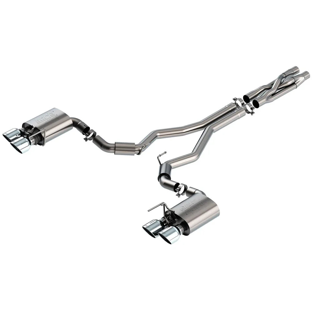 Borla 2020 Ford GT500 5.2L AT 3in ATAK CatBack Exhaust w/ Chrome Tips