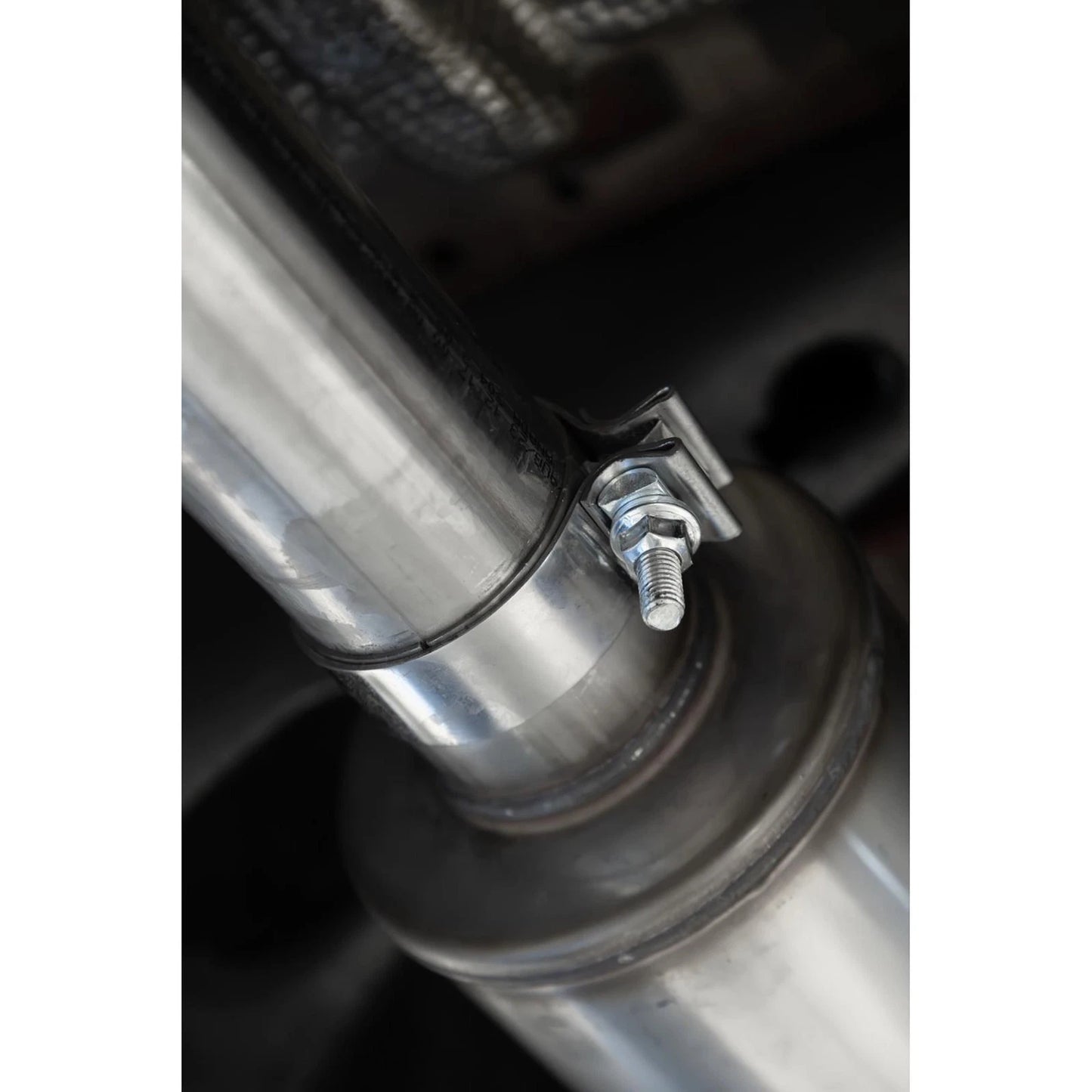 MBRP 19-24 GM 1500 Silverado/Sierra 2.7L Blk-Coated Alum. Steel 3in Cat-Back Single Side 4in Blk Tip