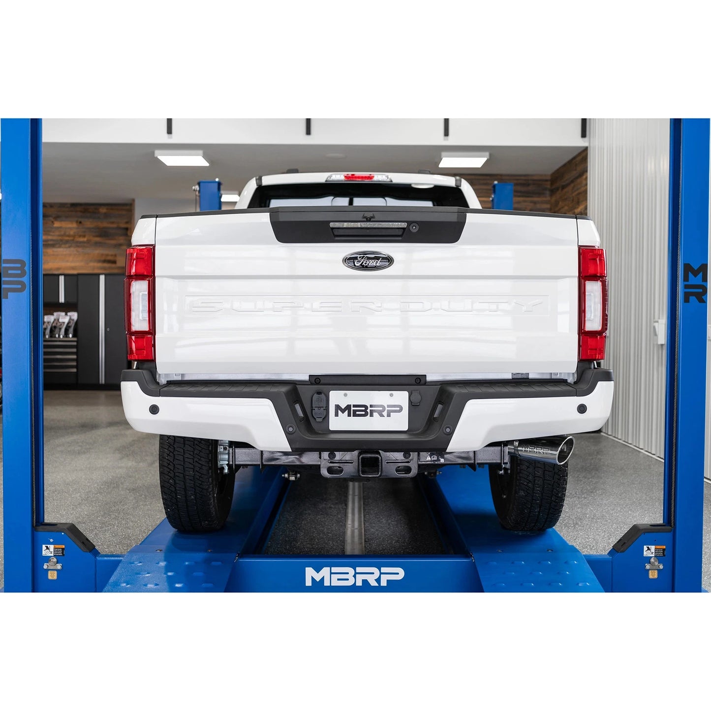 MBRP 2017+ Ford F-250/F-350 6.2L/7.3L Super/Crew Cab Single Side 4in T304 Catback Exhaust