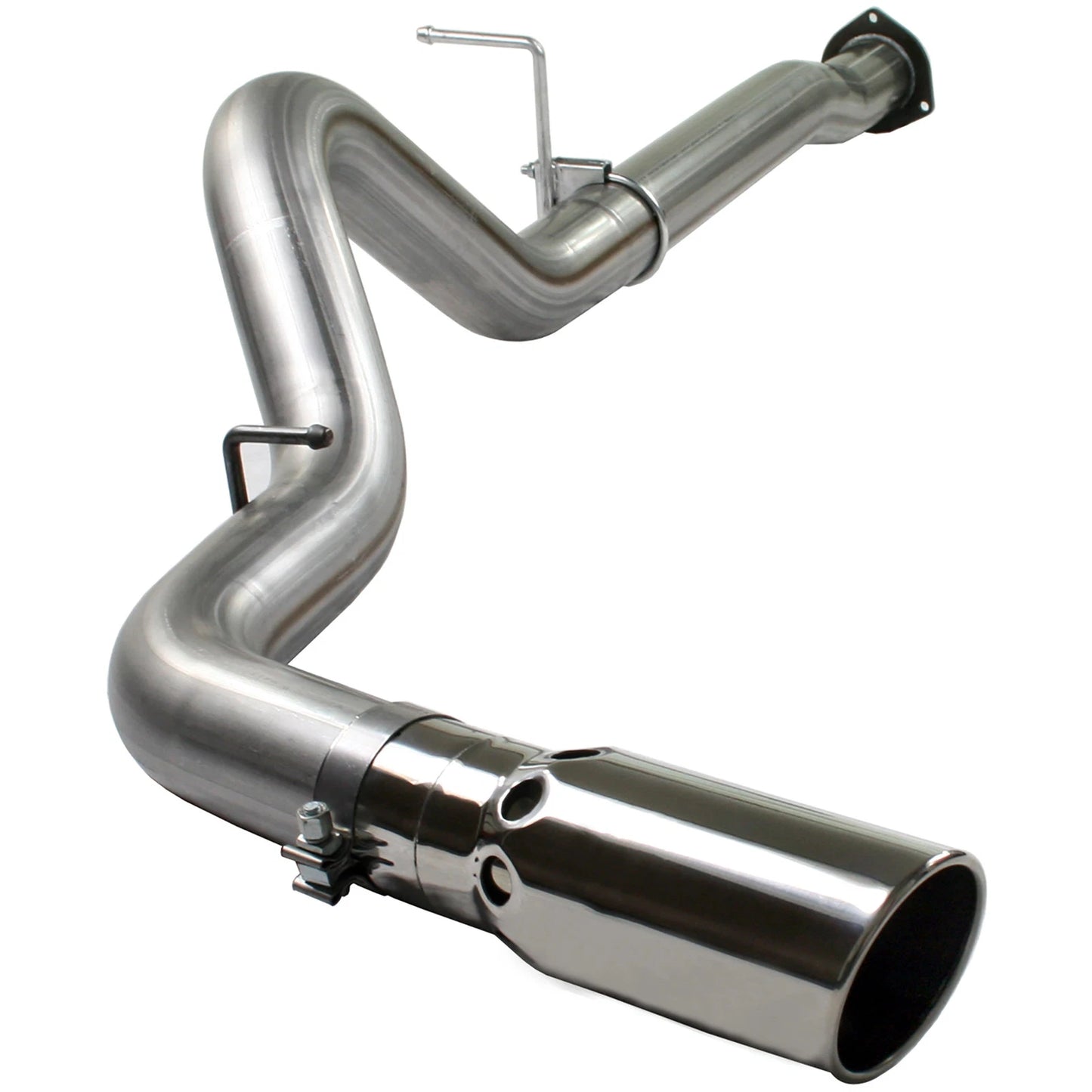 aFe MACHForce XP 4in DPF-Back SS Exhaust 5/07-10 GM Diesel Trucks V8-6.6L (td) LMM
