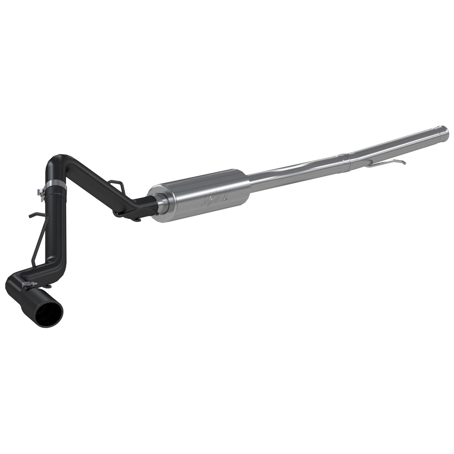 MBRP 2019 Chevrolet/GMC 1500 Silverado/Sierra 4.3L & 5.3L 3 in Cat Back, Single Side (Black Coated)
