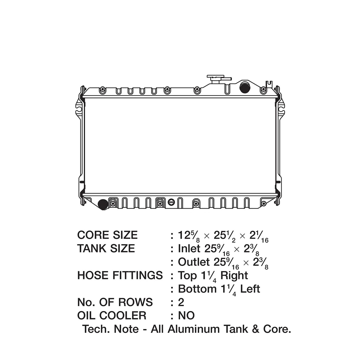 CSF 89-97 Mazda Miata Radiator