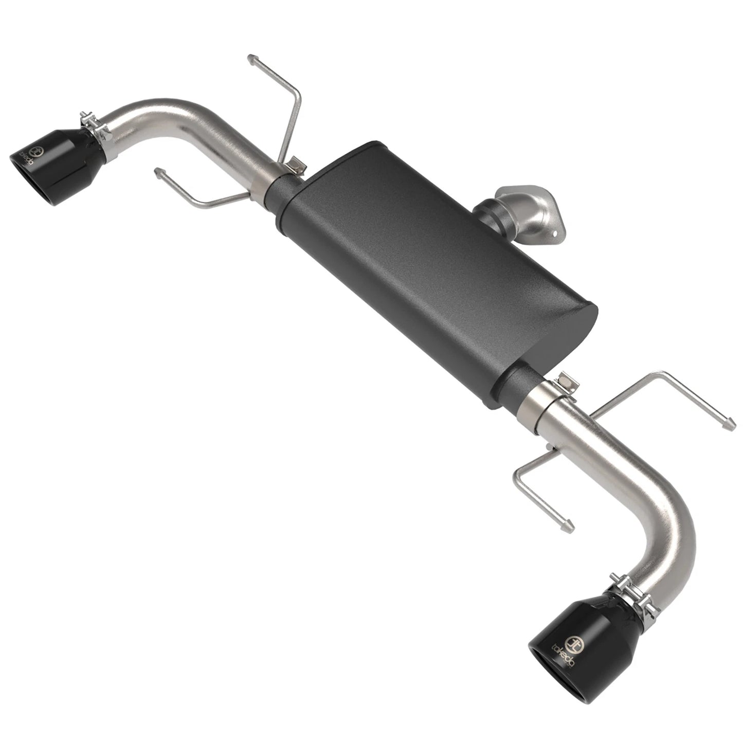 aFe Takeda 17-21 Mazda CX-5 2.5L (t) 2.5in. SS Axle-Back Exhaust System w/Black Tips