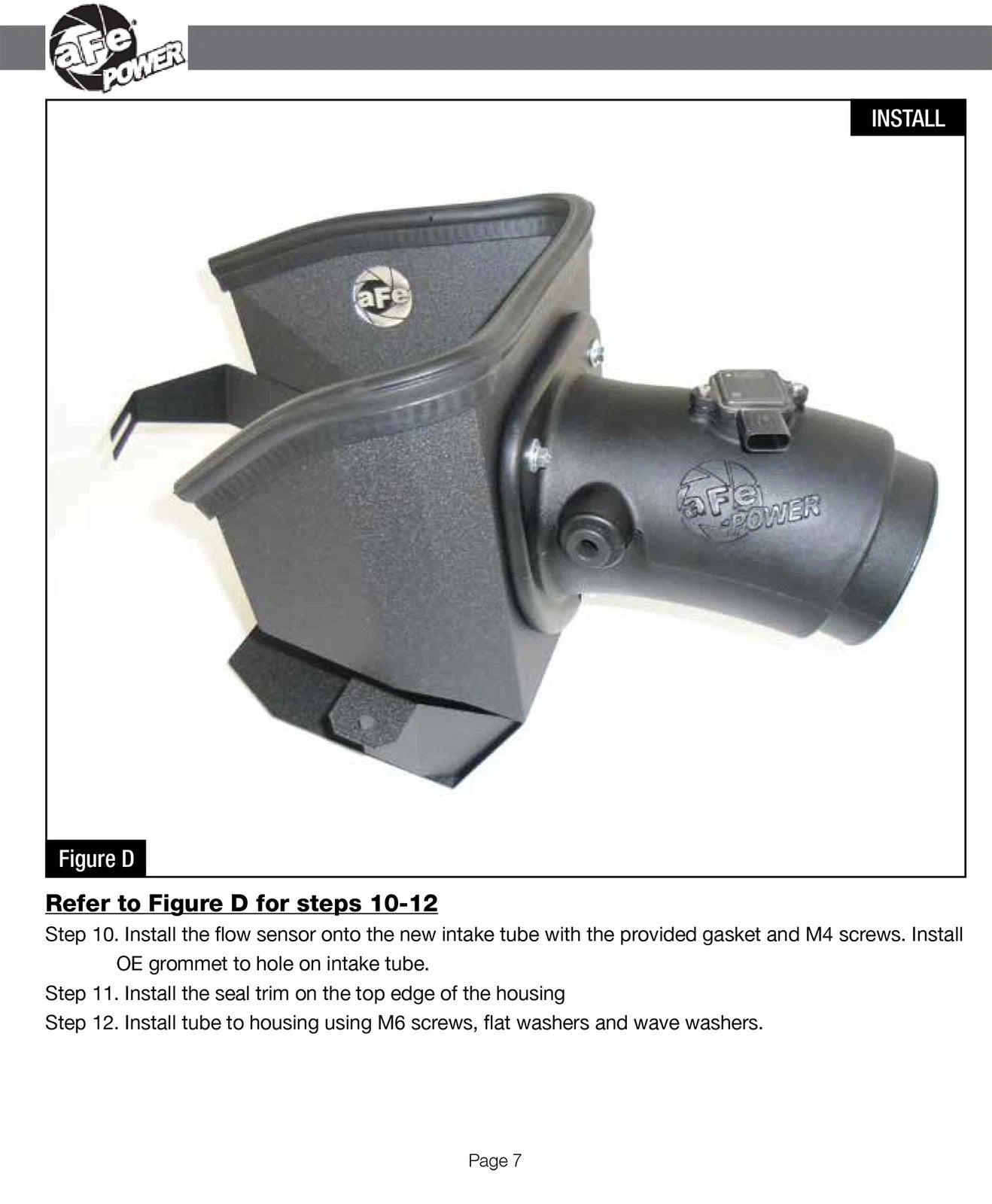 aFe MagnumFORCE Stage-2 Pro 5R Air Intake System Ford Diesel Trucks 08-10 V8-6.4L (td)