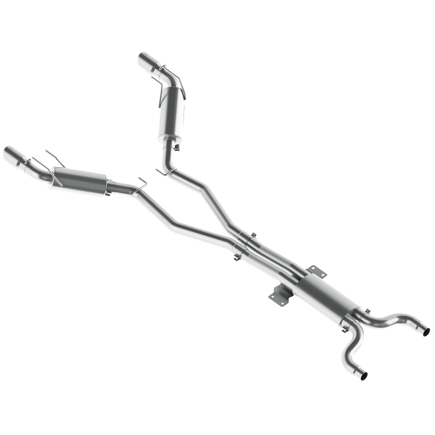 MBRP 2010 Chev Camaro V8 6.2L Automatic (L99) 3 Dual Cat Back Round Tips T409