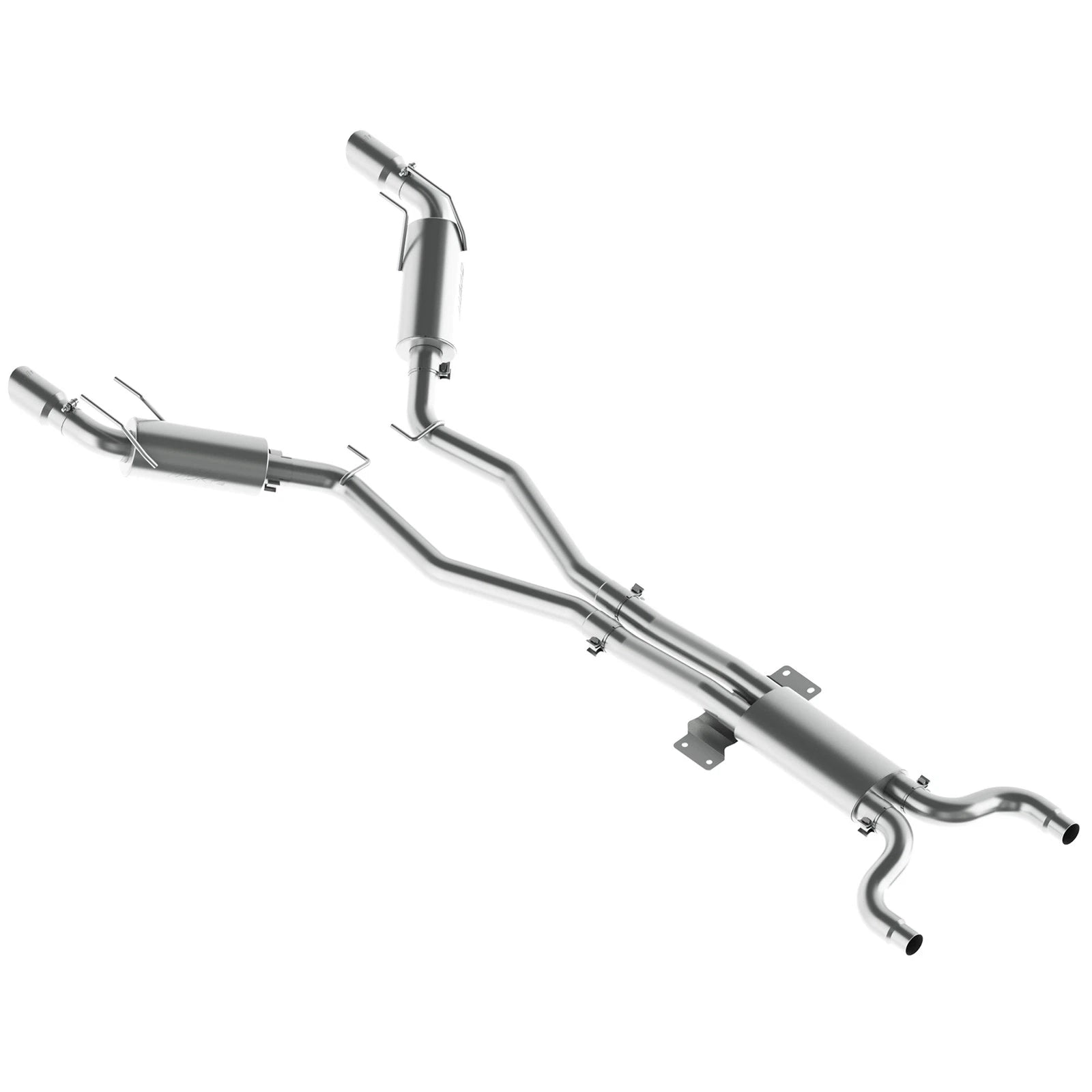 MBRP 2010 Chev Camaro V8 6.2L Automatic (L99) 3 Dual Cat Back Round Tips T409