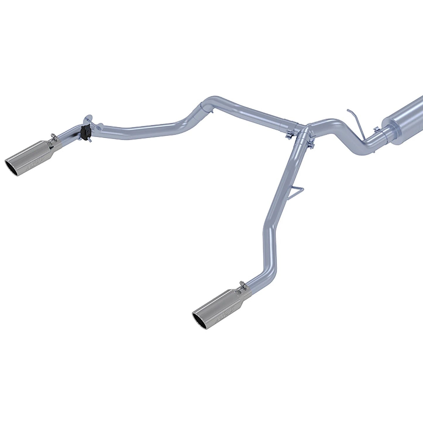 MBRP 19-20 Ford Ranger 2.3L T304 3in Dual Split Rear Outlet 4in OD Tips Cat Back Exhaust