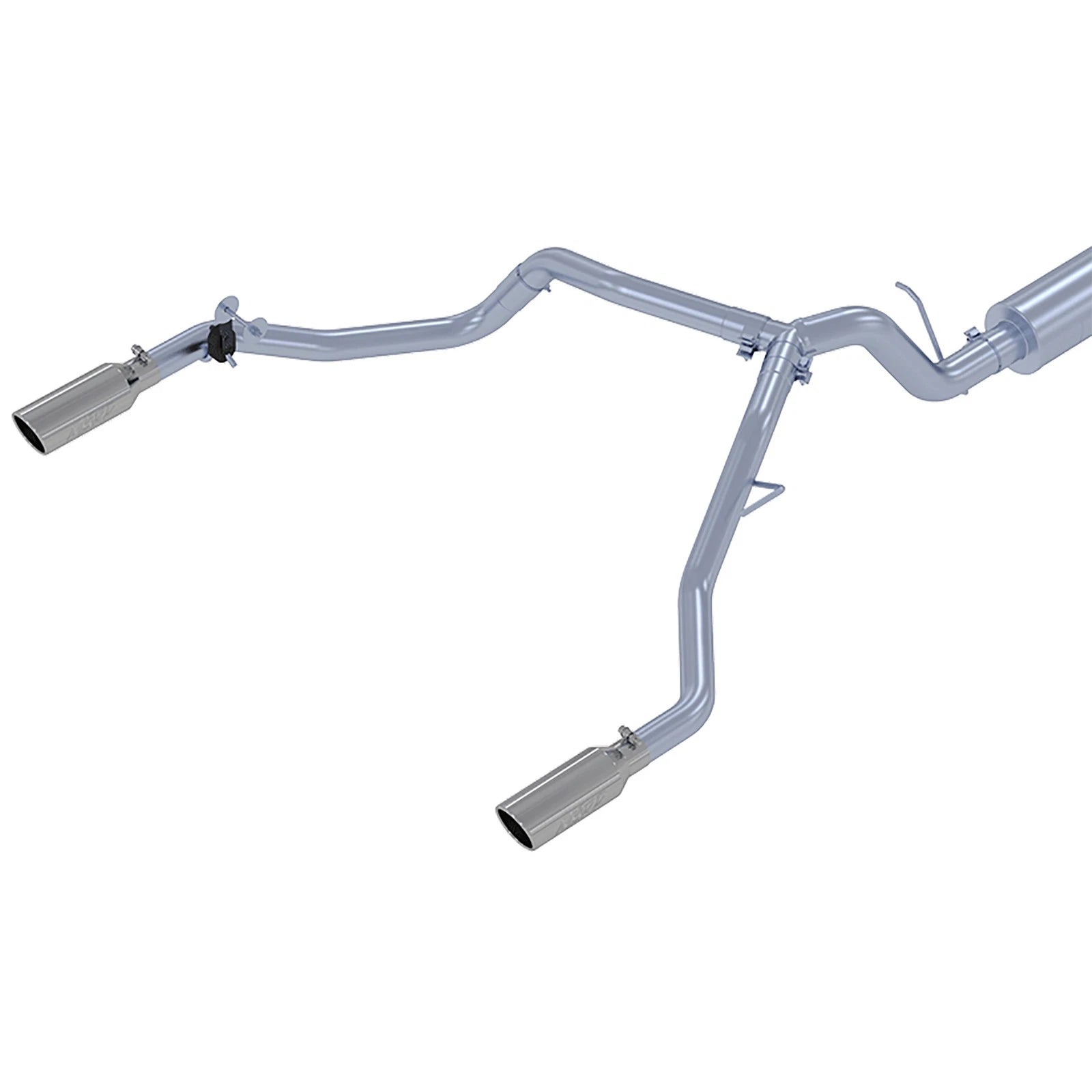 MBRP 19-20 Ford Ranger 2.3L T304 3in Dual Split Rear Outlet 4in OD Tips Cat Back Exhaust