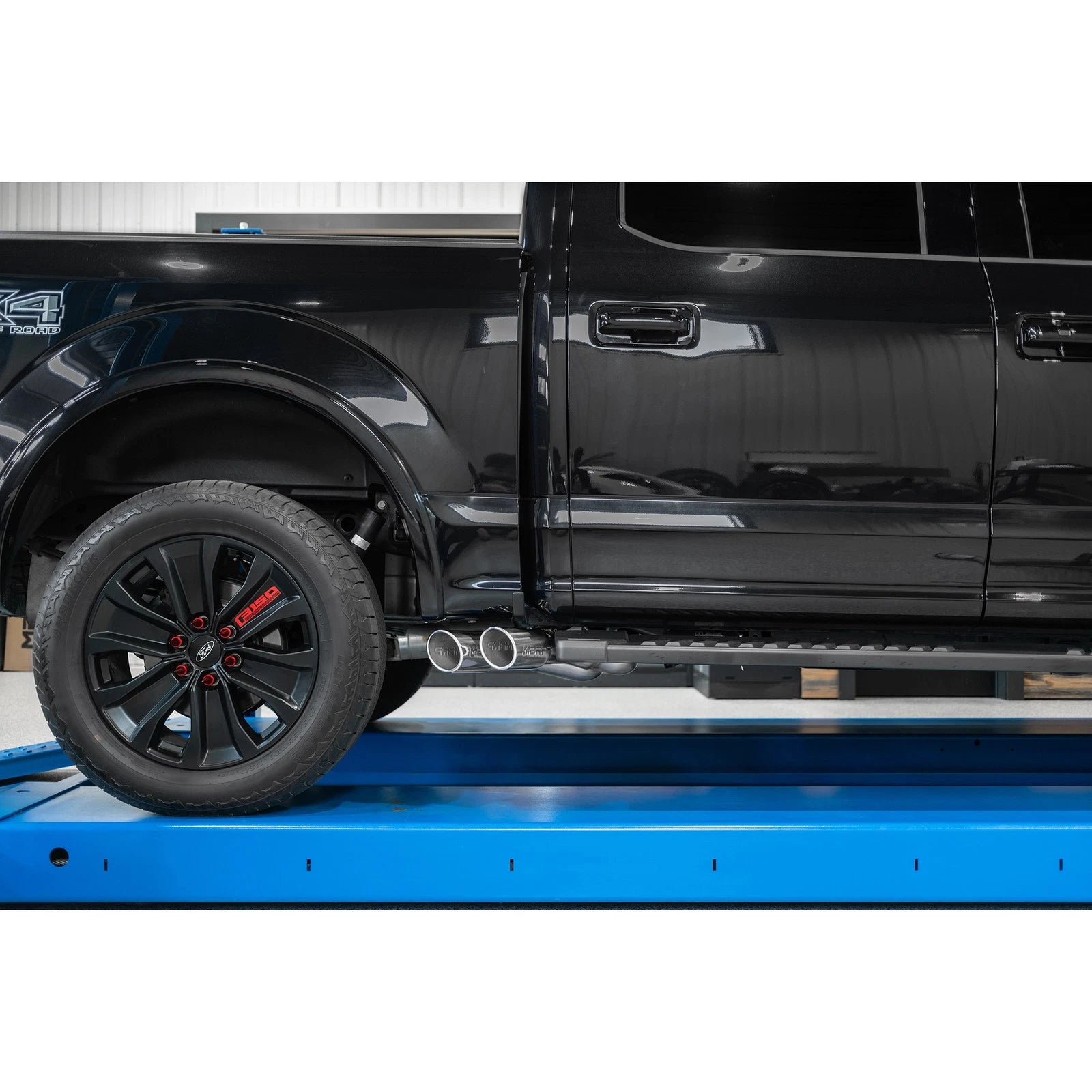 MBRP 15-20 Ford F150 T304 Pre-Axle 4in OD Tips Dual Outlet 3in Cat Back Exhaust