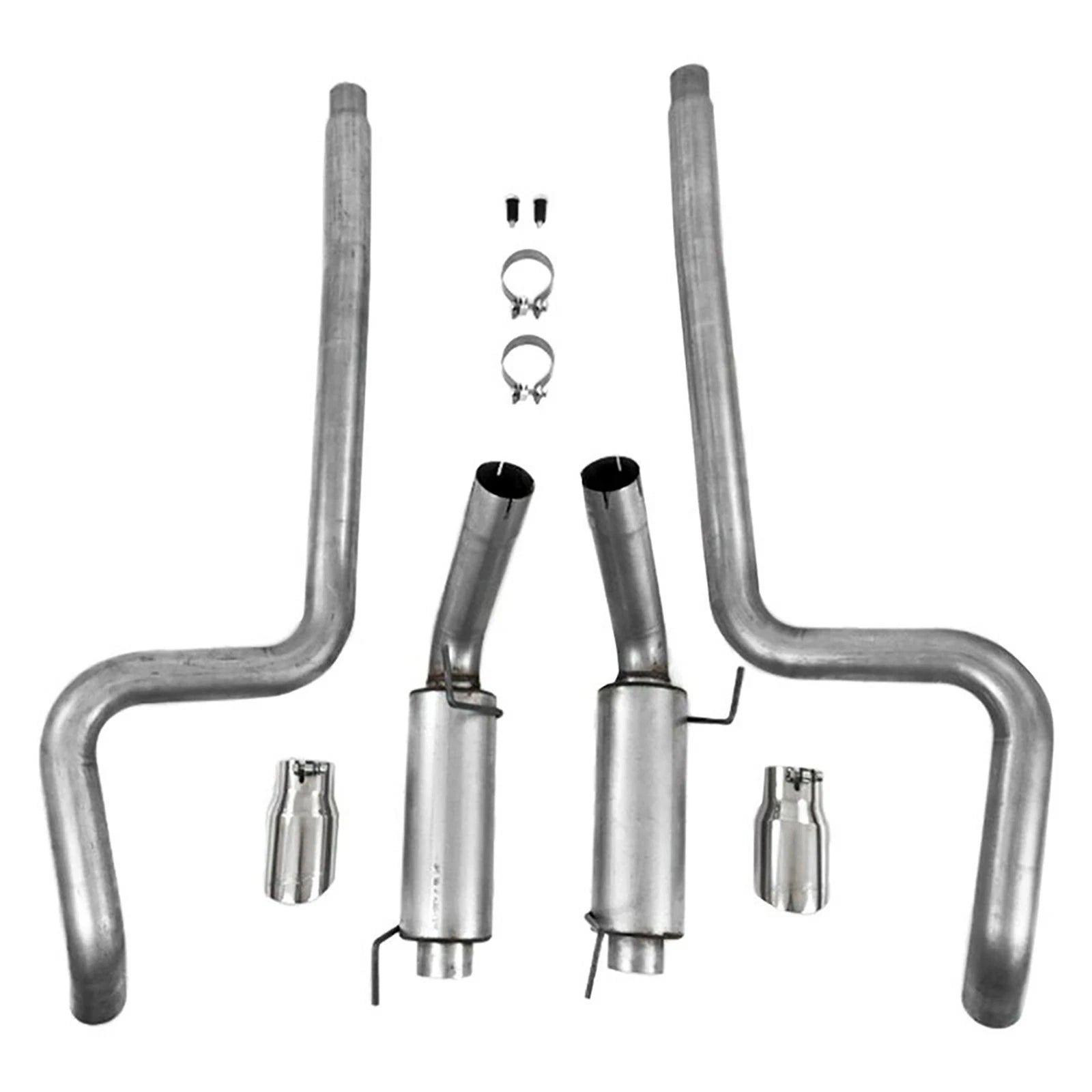 MBRP 05-09 Ford Shelby GT500 / GT Dual Split Rear Race Version, T409 4in Tips Exhaust System