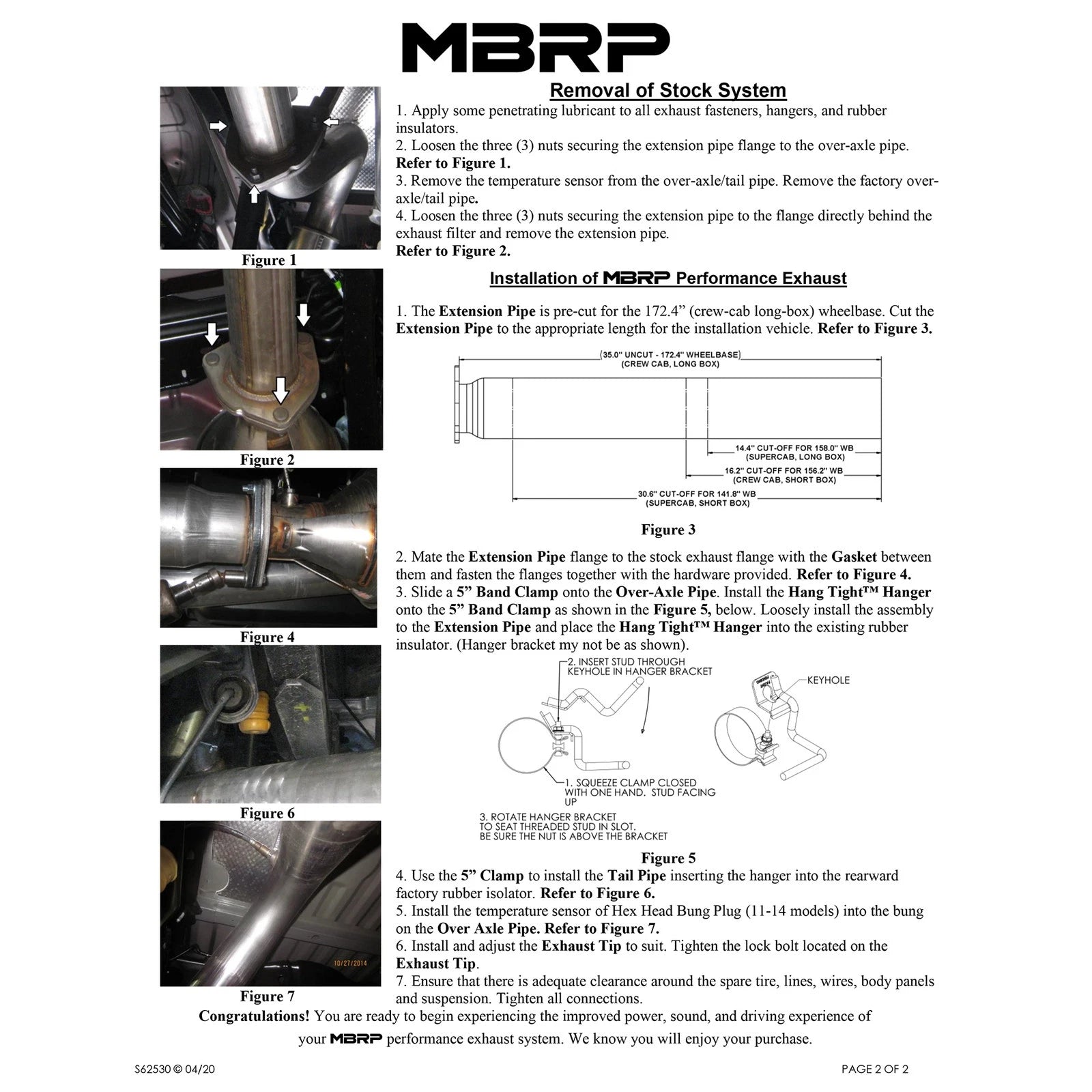 MBRP 2015 Ford F250/350/450 6.7L 5in Single Side Exit T409 Exhaust System