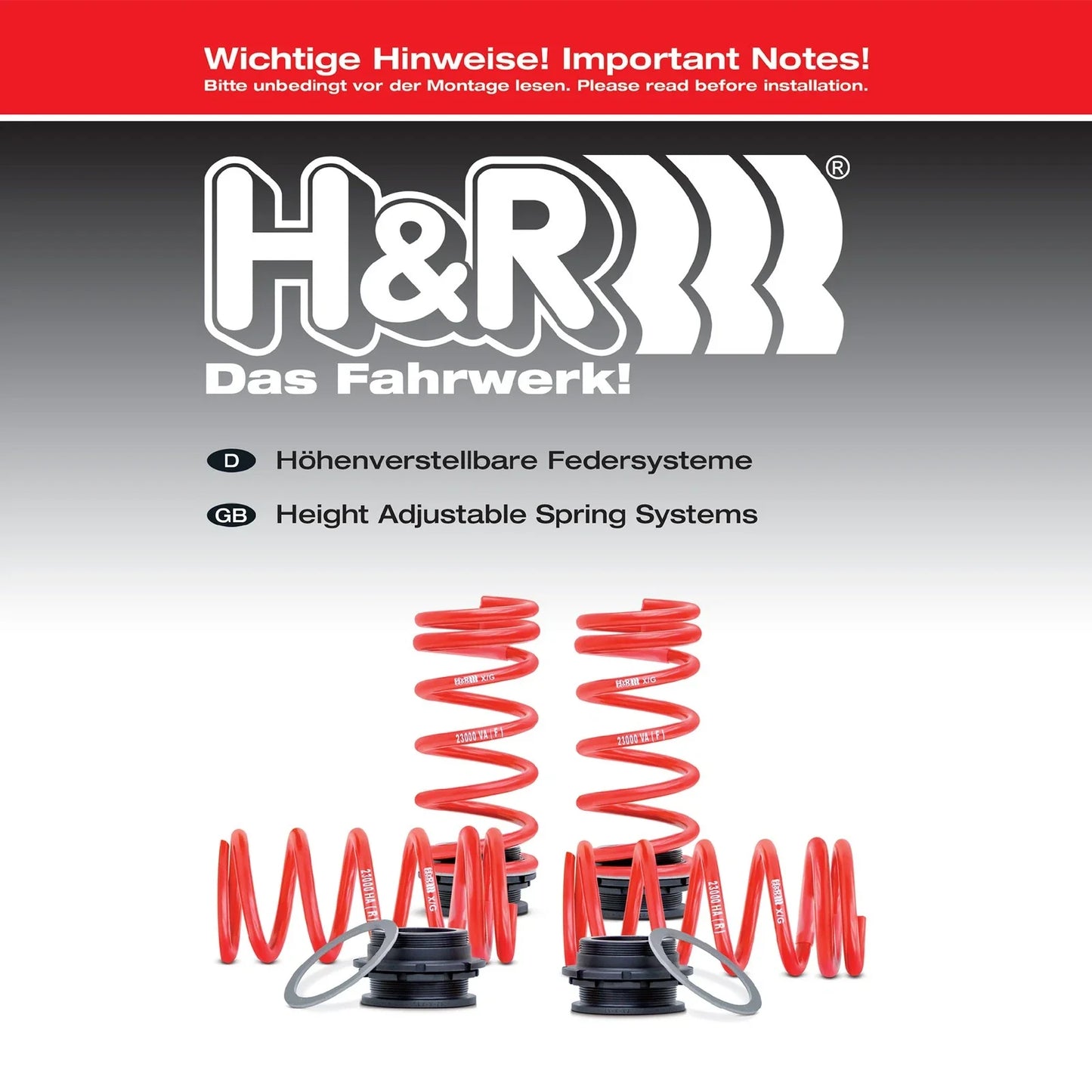 H&R 15-19 BMW X6 M F86 VTF Adjustable Lowering Springs