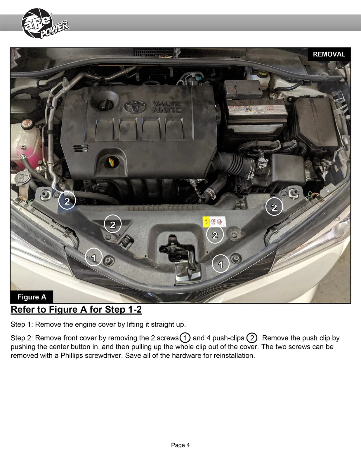 aFe Takeda Intakes Stage-2 AIS w/ Pro 5R Media Toyota C-HR 17-20 L4-2.0L
