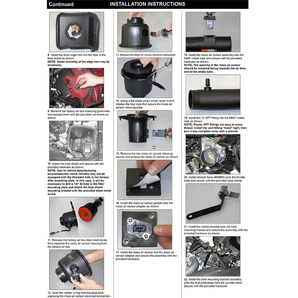 K&N 07 Ford F-150 V8-4.6L Performance Intake Kit
