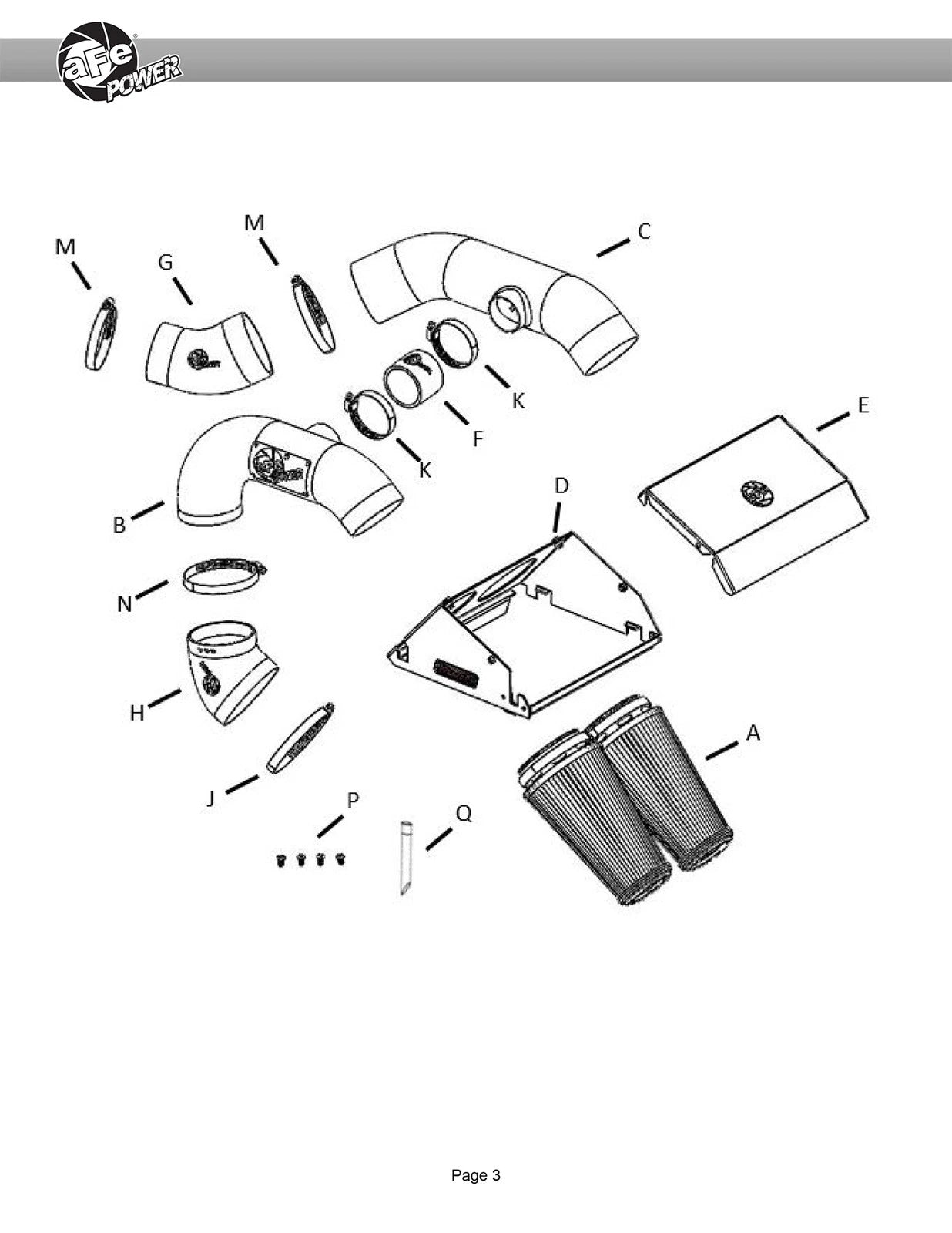 aFe Rapid Induction Pro 5R Cold Air Intake System 21-22 Ford F-150 Raptor V6-3.5L (tt)