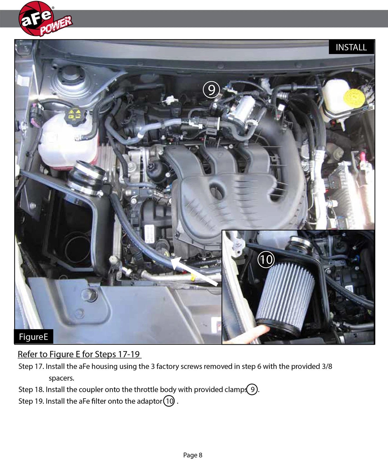 aFe MagnumFORCE Intake Stage-2 PRO 5R 2014 Jeep Cherokee V6 3.2L