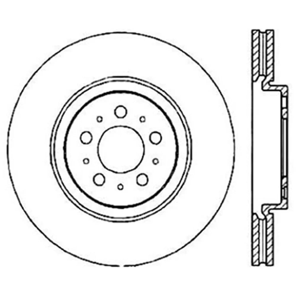 StopTech Slotted & Drilled Sport Brake Rotor