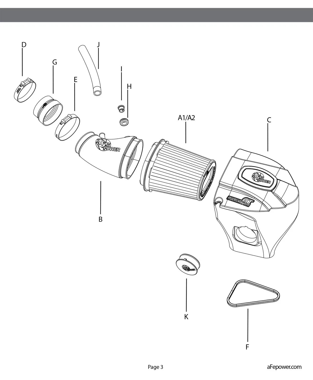 aFe Momentum GT Pro 5R Stage-2 Intake System 11-16 Dodge Challenger/Charger V8-6.4L