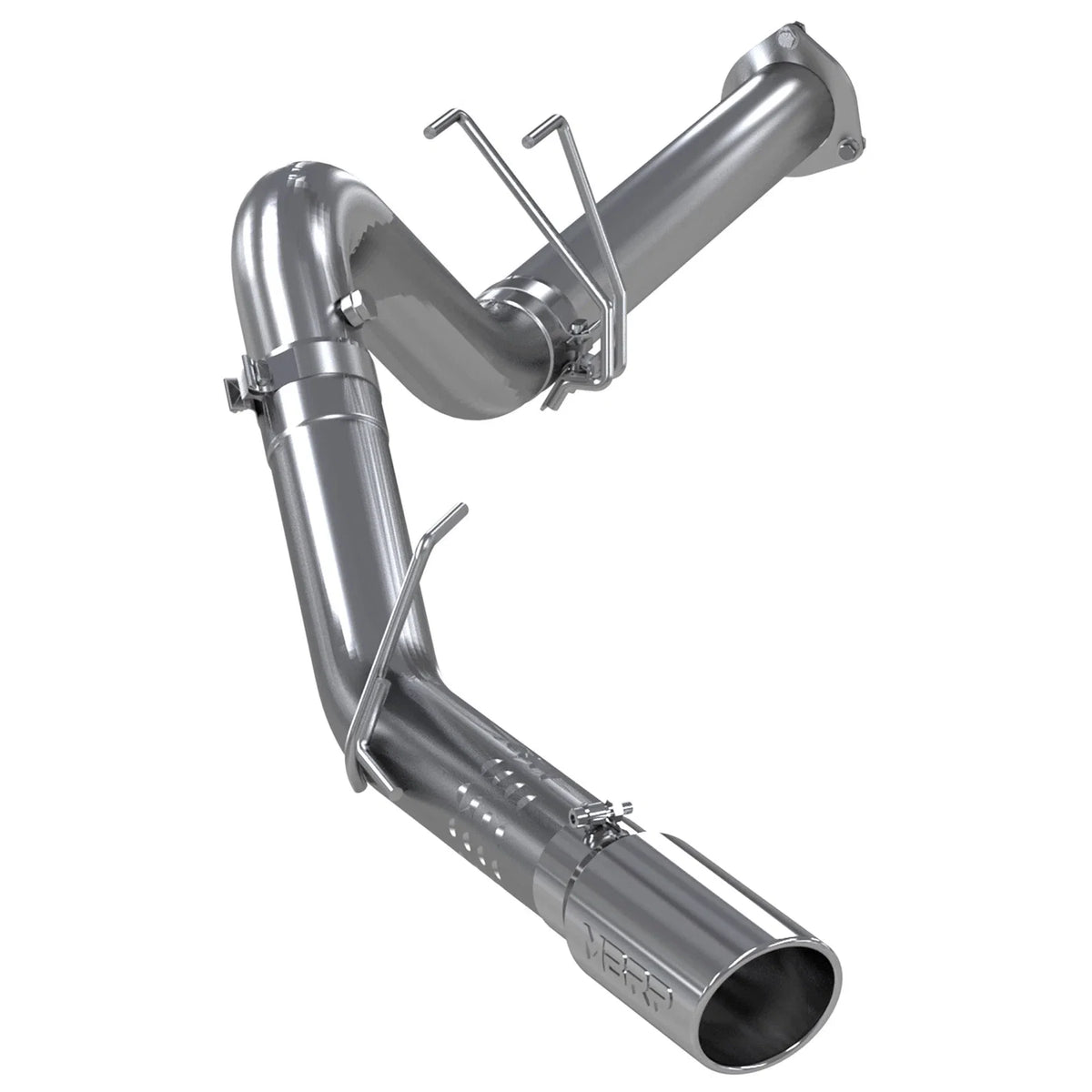 MBRP 2015 Ford F250/350/450 6.7L 4in Single Side Exit Aluminized Exhaust Includes 5in Tip