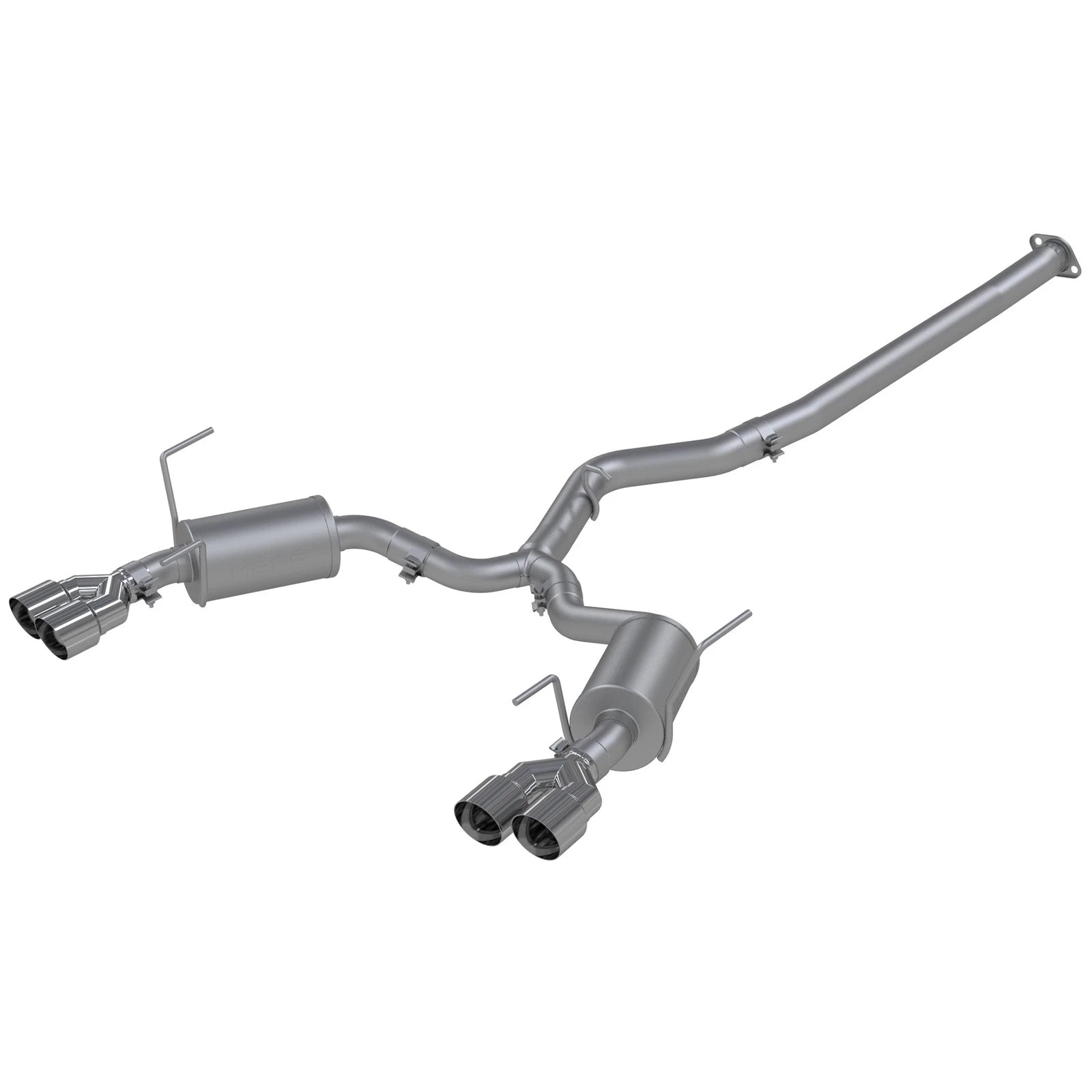 MBRP 15-19 Subaru WRX 2.0L/STI 2.5L 3in Dual Split Rear Exit w/ 3.5in Tips - T304 (Street Version)