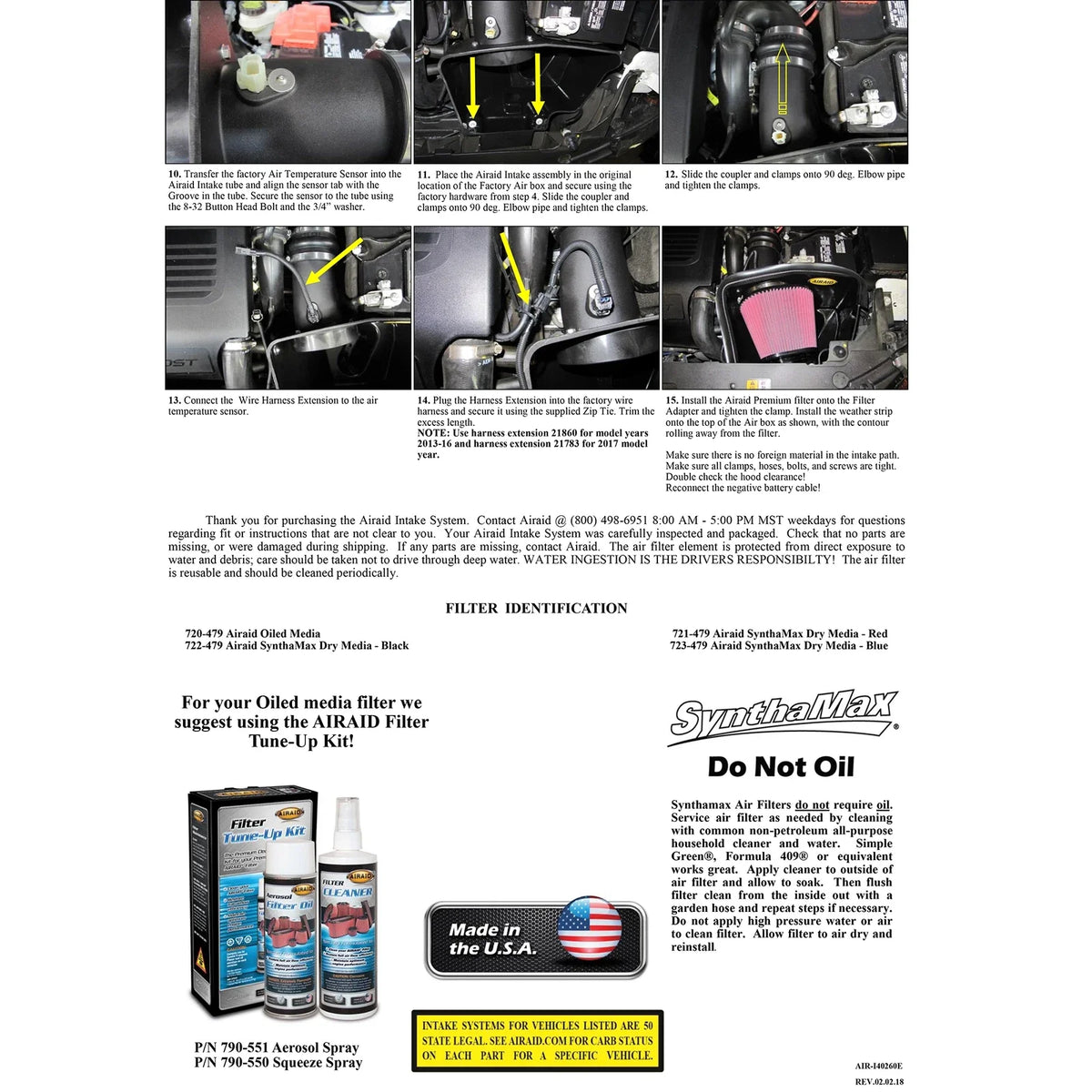 Airaid 2013 Ford Explorer 3.5L Ecoboost MXP Intake System w/ Tube (Dry / Black Media)