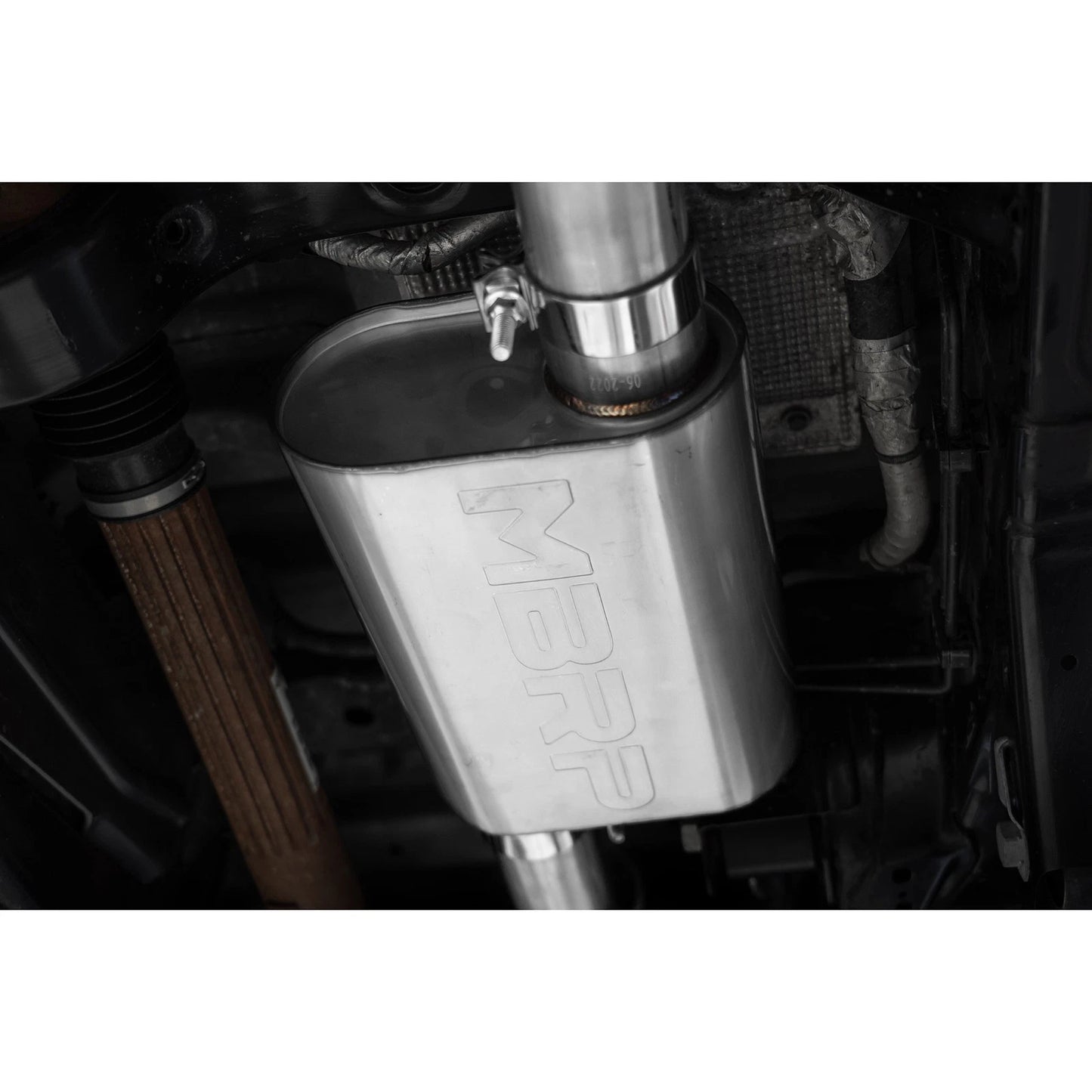 MBRP 2021-2023 Ford Bronco 2.3L/2.7L Aluminized Steel 3in Cat-Back, Single High Clearance Rear Exit