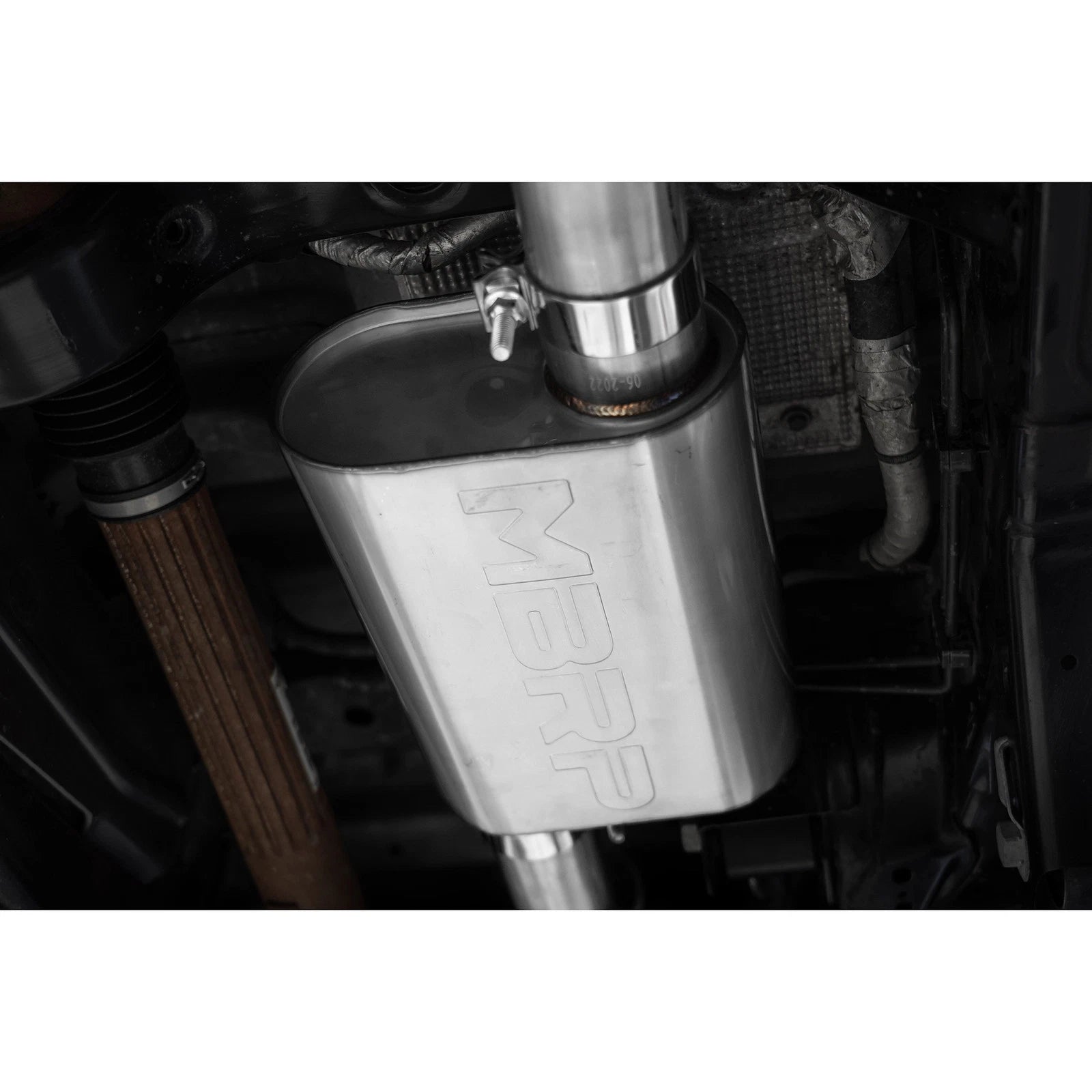 MBRP 2021-2023 Ford Bronco 2.3L/2.7L Aluminized Steel 3in Cat-Back, Single High Clearance Rear Exit