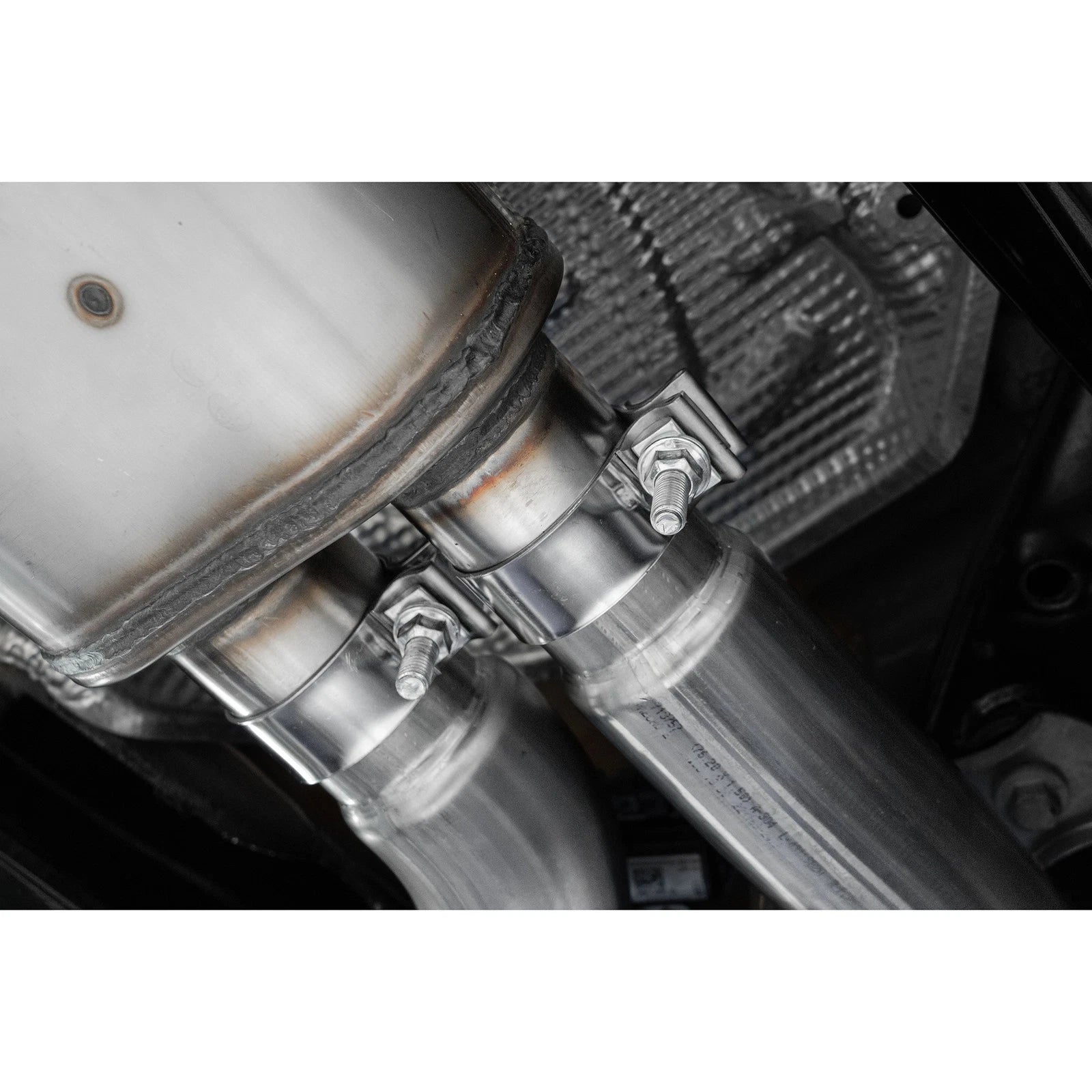 MBRP 2022 Volkswagen Golf R MK8 T304 Stainless Steel 3in Cat-Back, Quad Rear Exit- Carbon Fiber Tip