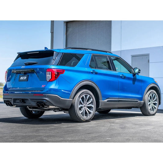 Borla 2020 Ford Explorer ST 3.0L V6 2.25in S-type Exhaust - Black Chrome Tips