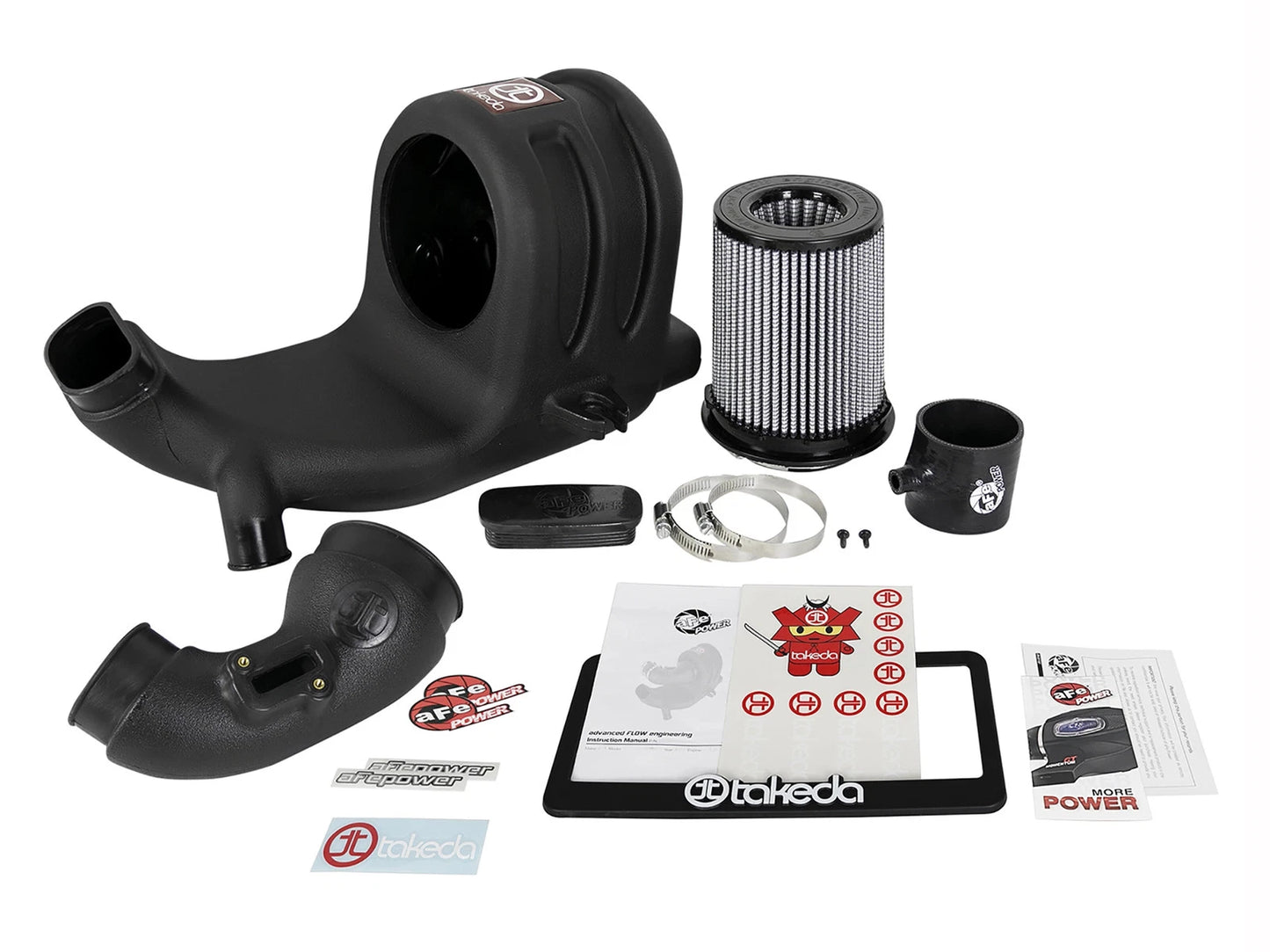 aFe Takeda Momentum Pro DRY S Cold Air Intake System 15-18 Honda Fit I4-1.5L