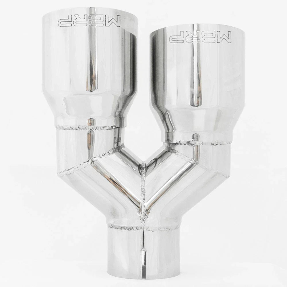 MBRP Universal T304 SS Dual Tip 3.5in OD/2.5in Inlet