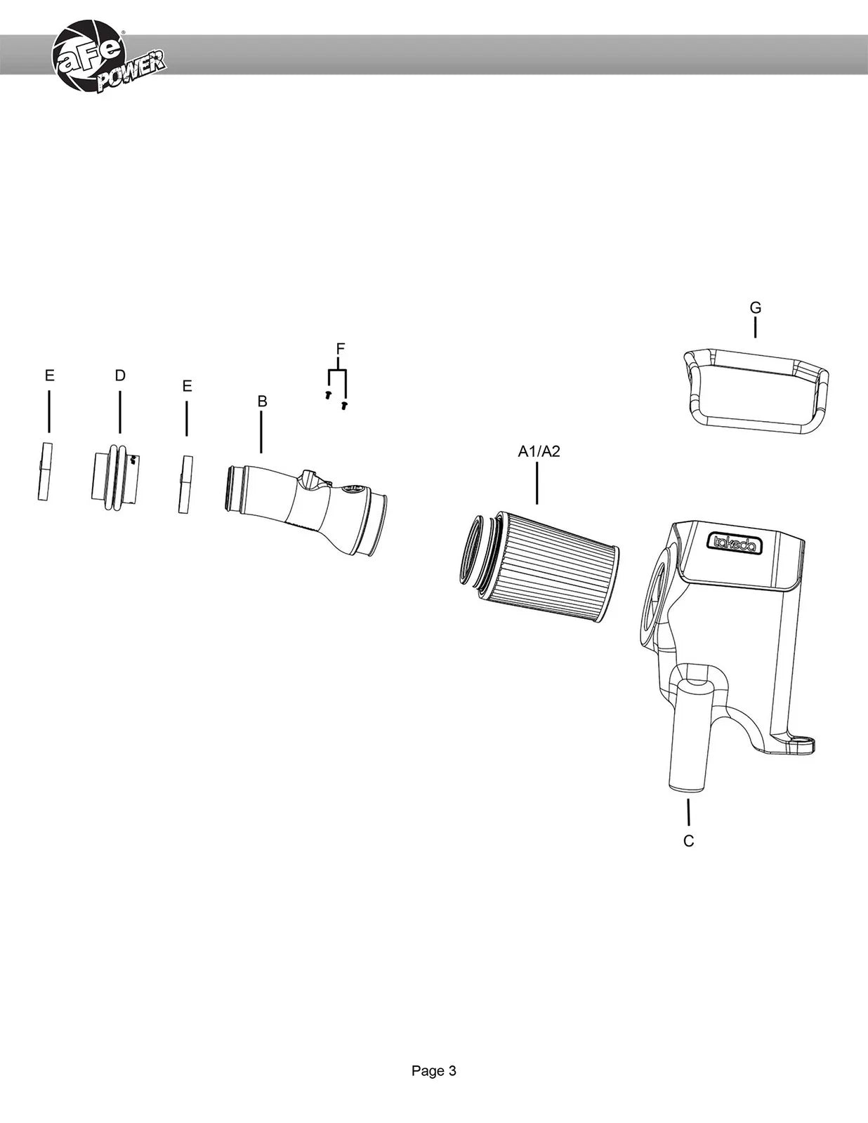 aFe Takeda Intakes Stage-2 Pro 5R AIS 16-19 Honda Civic I4-1.5L (t)