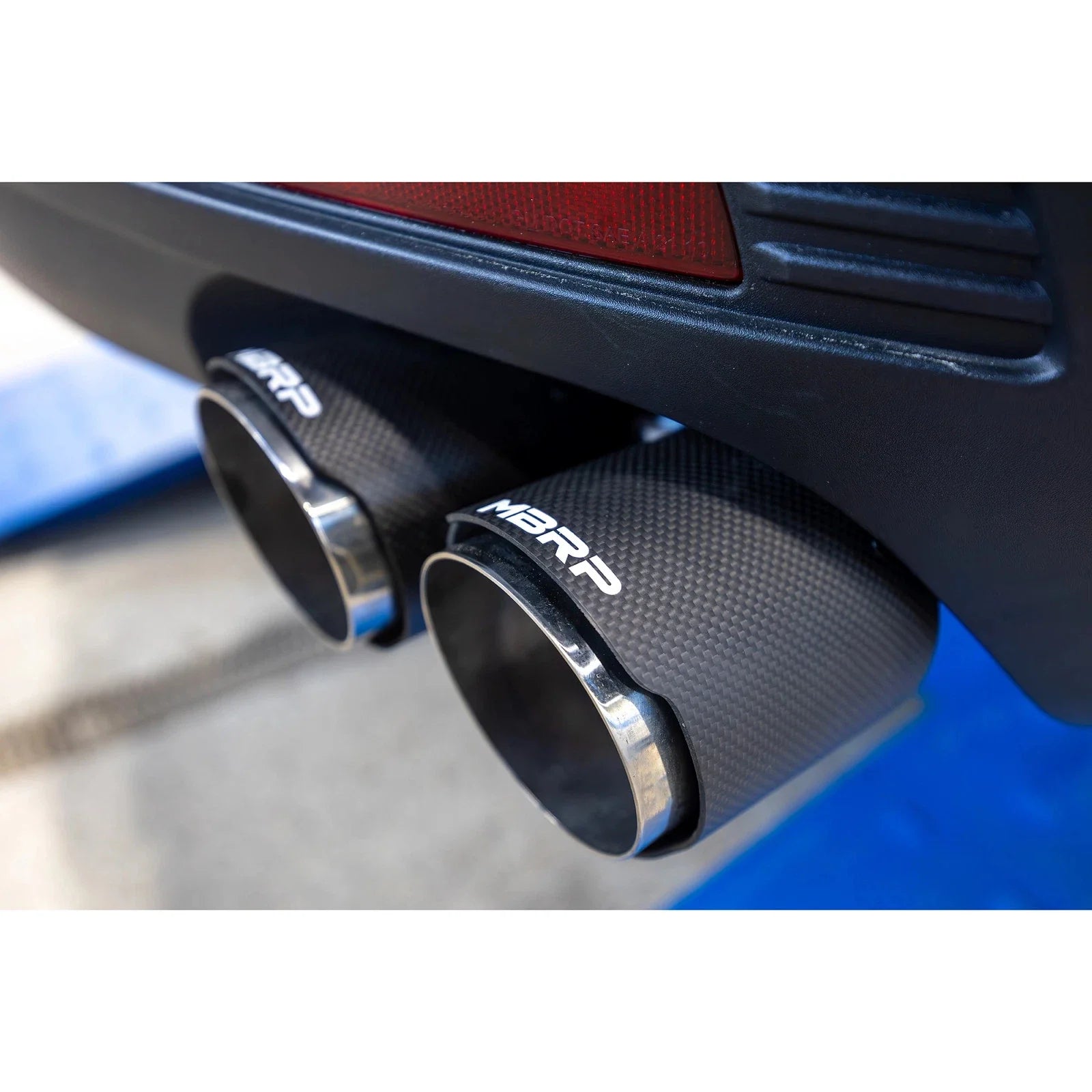 MBRP 2021+ Chevy Tahoe / GMC Yukon T304 SS 3in Cat-Back Dual Split Exhaust w/ Quad Carbon Fiber Tips