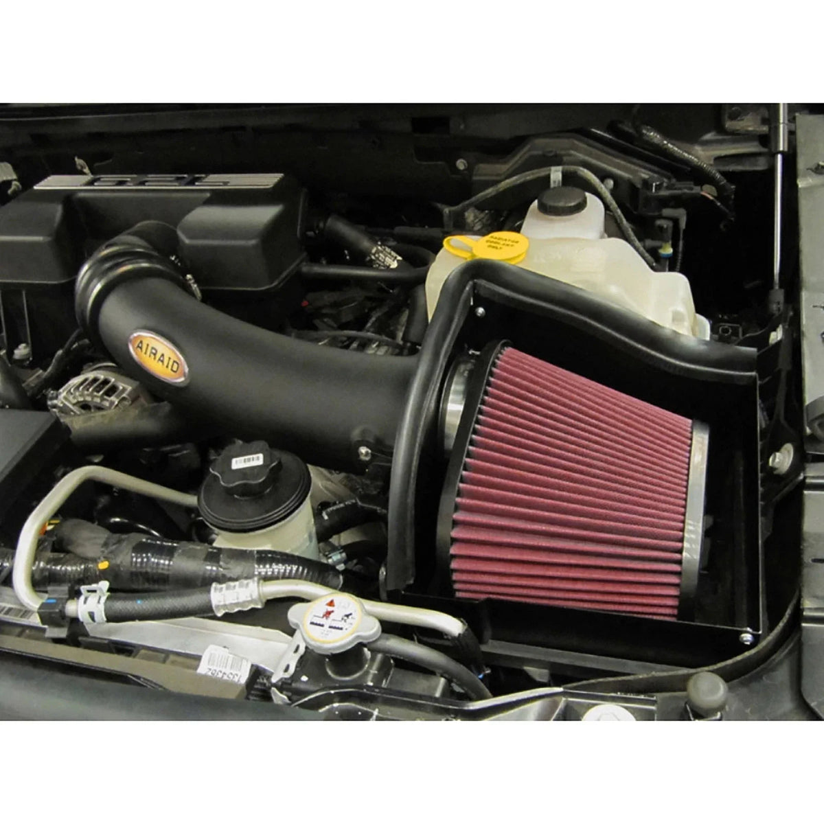 Airaid 10-14 Ford SVT Raptor / 11-13 F-150 6.2L CAD Intake System w/ Tube (Dry / Red Media)