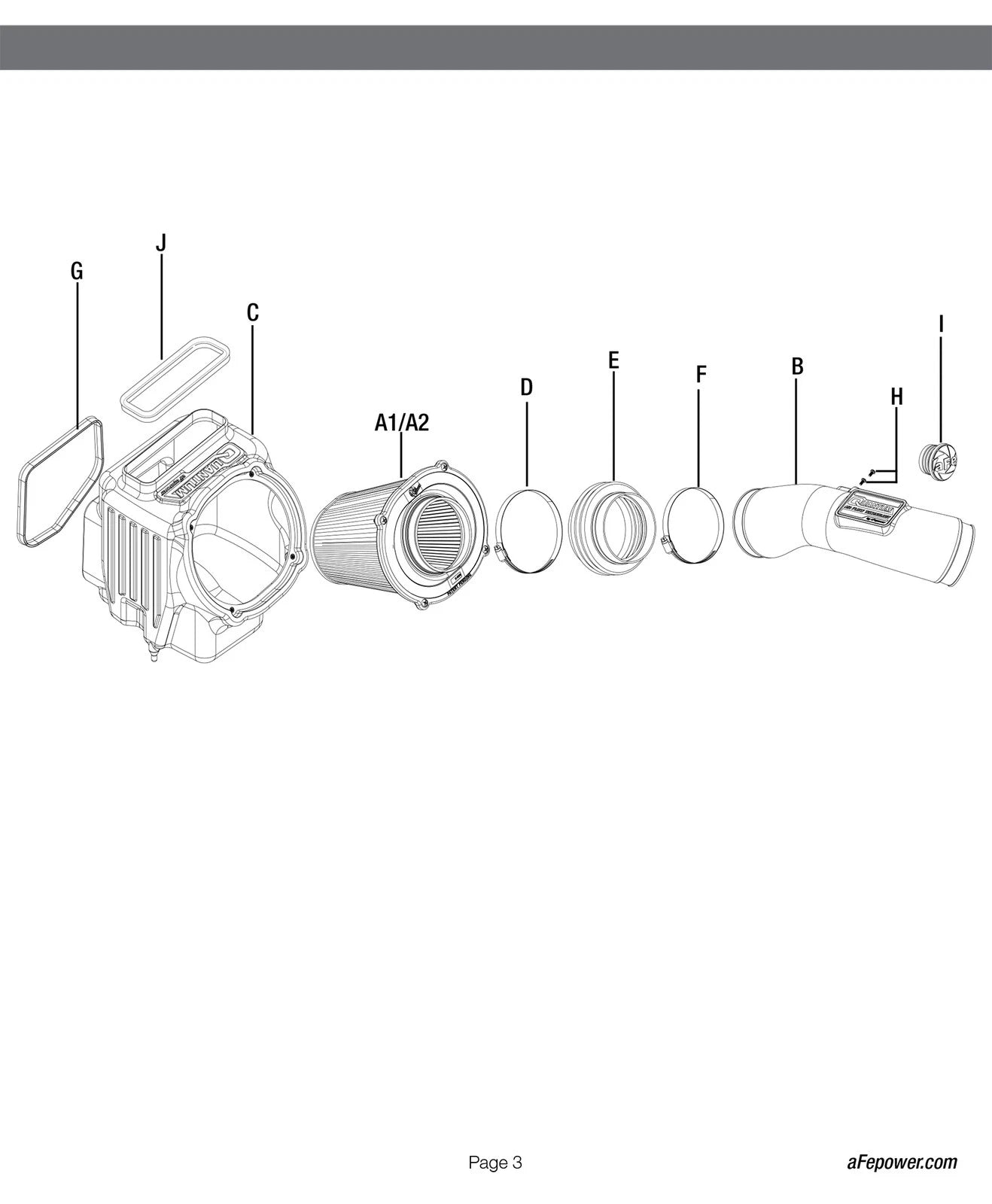 aFe Quantum Pro DRY S Cold Air Intake System 17-18 GM/Chevy Duramax V8-6.6L L5P - Dry