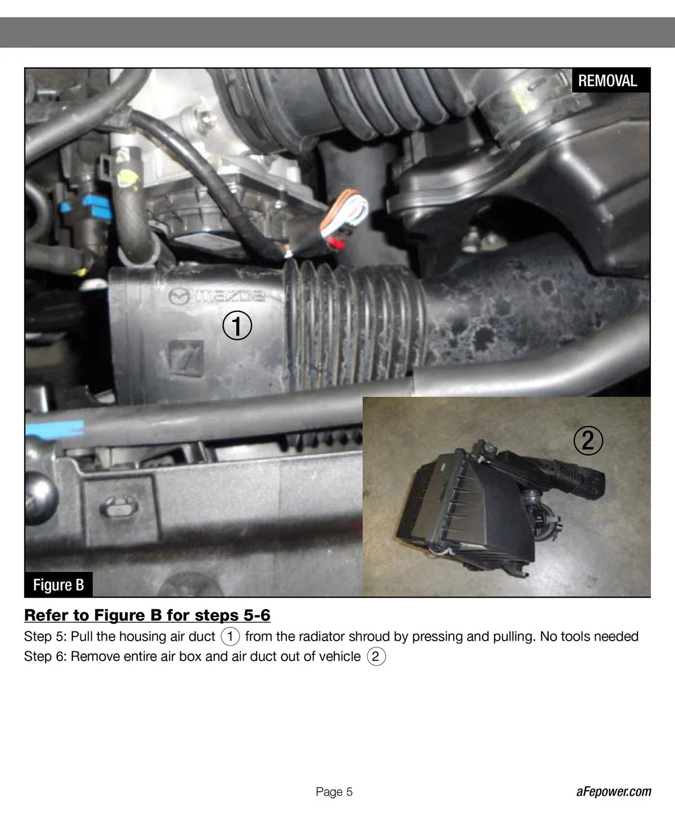 aFe Takeda Intakes Stage-2 PDS AIS PDS Mazda 3 10-11 L4-2.5L (pol)