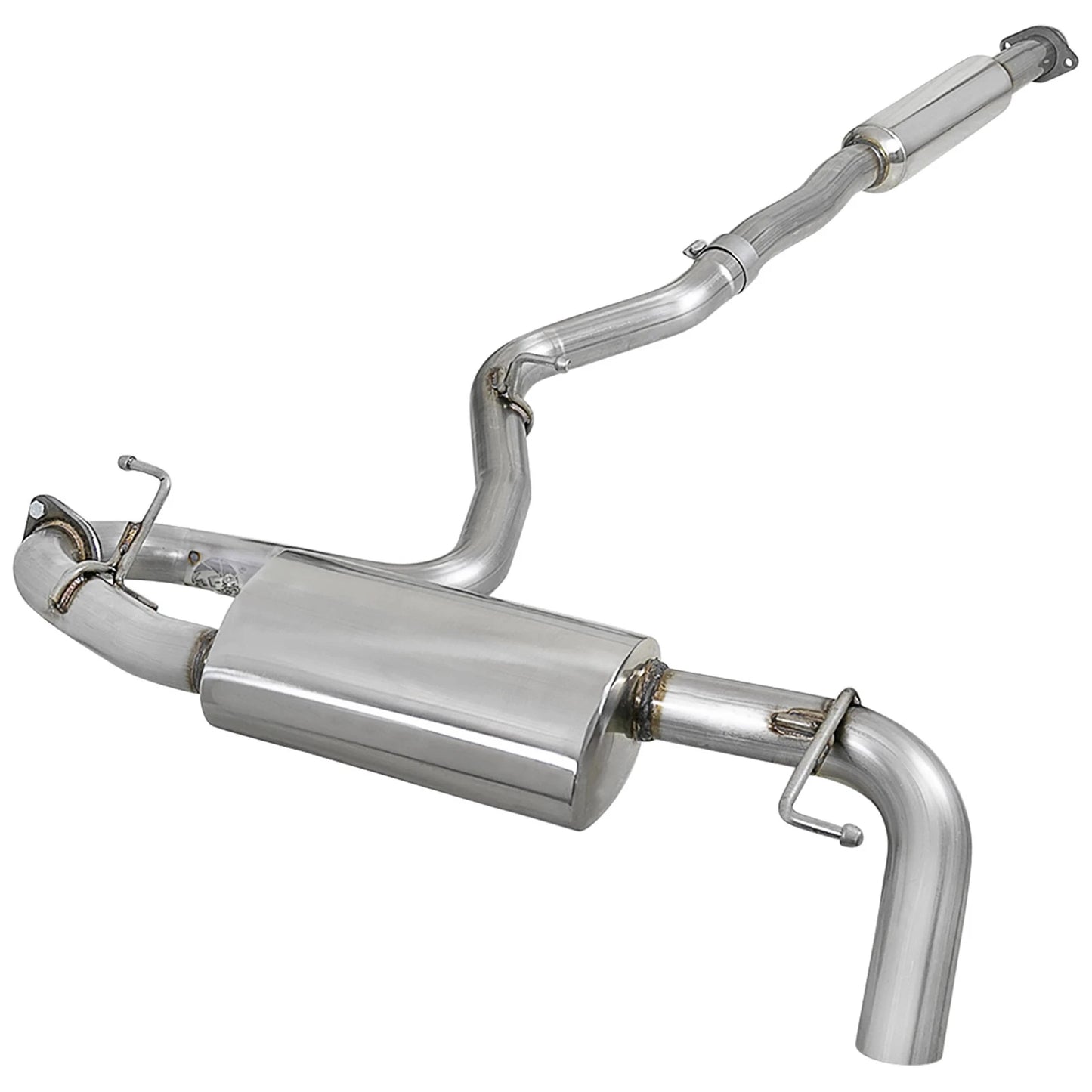 aFe POWER Takeda 2.5in 304 SS Cat-Back Exhaust System Subaru Crosstrek 18-19 H4-2.0L