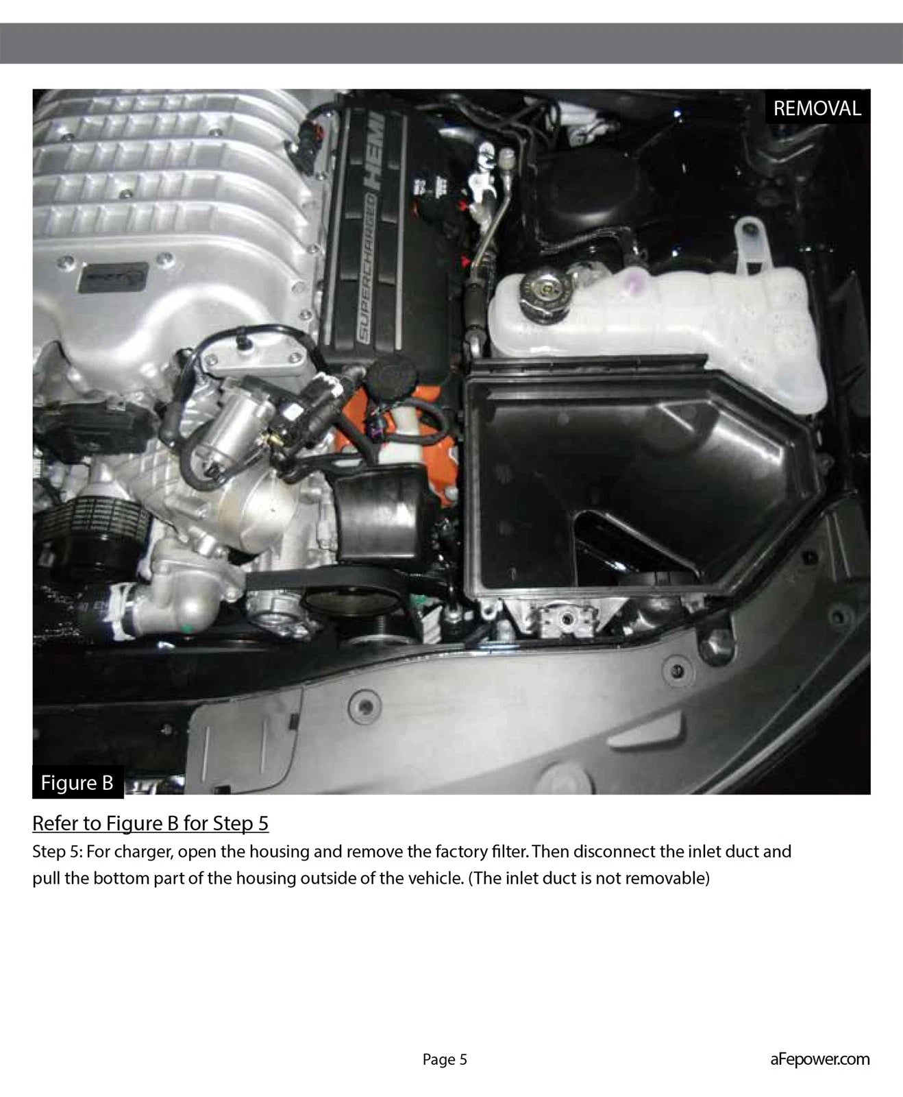 aFe MagnumFORCE Intakes Stage-2 P5R AIS 15-16 Dodge Challenger SRT Hellcat 6.2L V8 (sc)