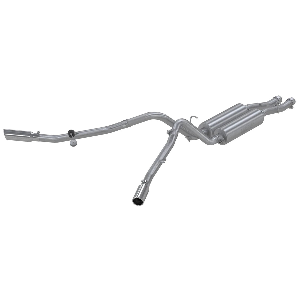 MBRP 2003-2007 Chev/GMC 1500 HD Classic 6.0L CC-SB Cat Back Dual Split Side